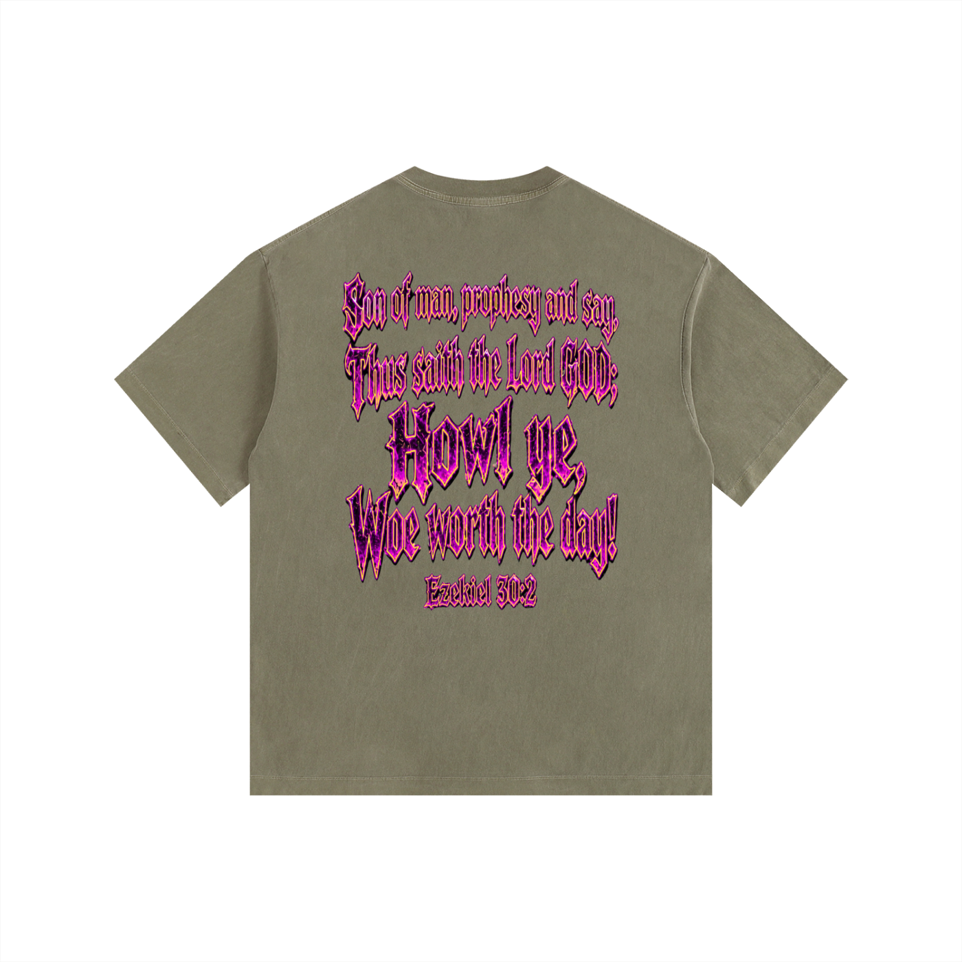 The 5th Trumpet Vintage Washed Oversized Cotton T-Shirt
