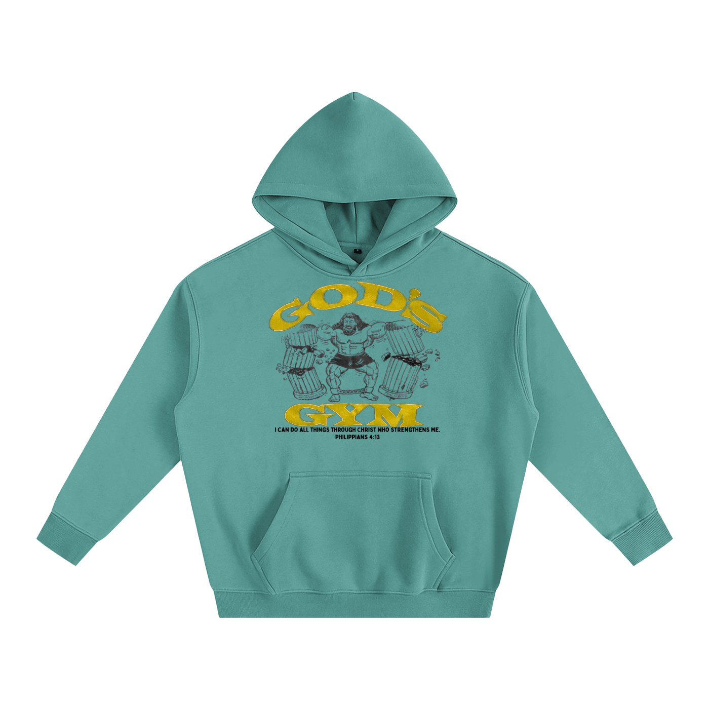 God's Gym Oversize Fleeced Hoodie