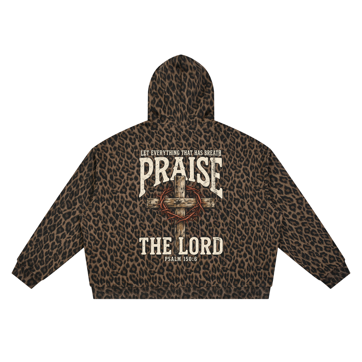God's Child Unisex Leopard Full Zip Hoodie