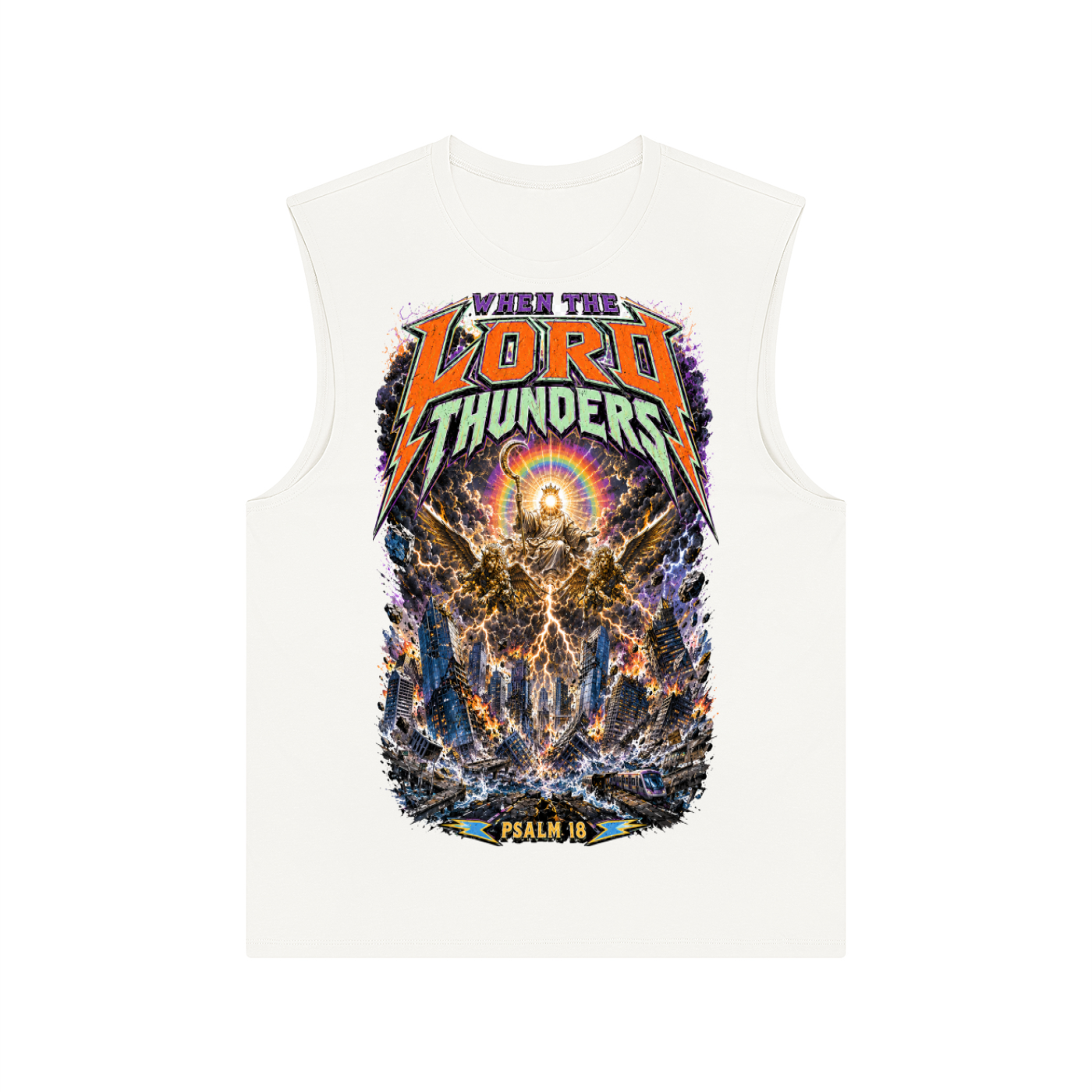 When the LORD thunders Men's Performance Tank Top