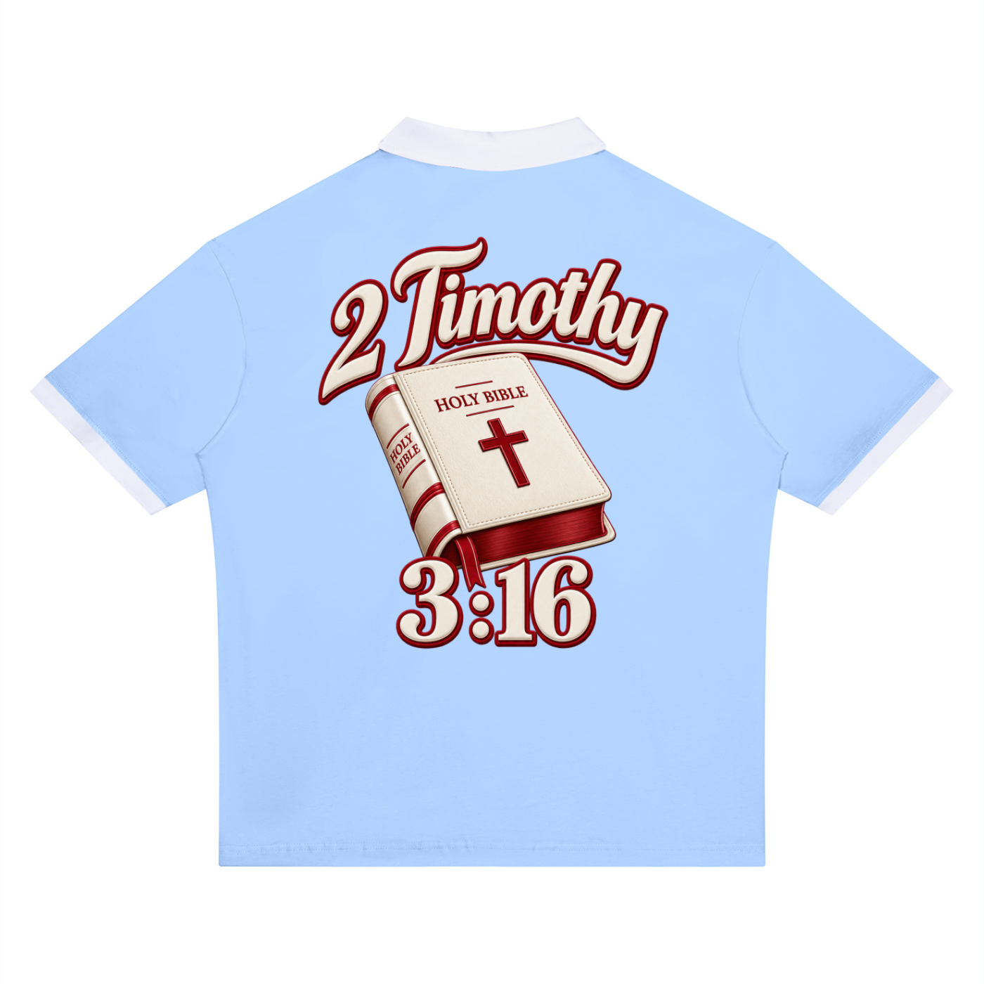 BIBLE Unisex Color Block Polo Shirt