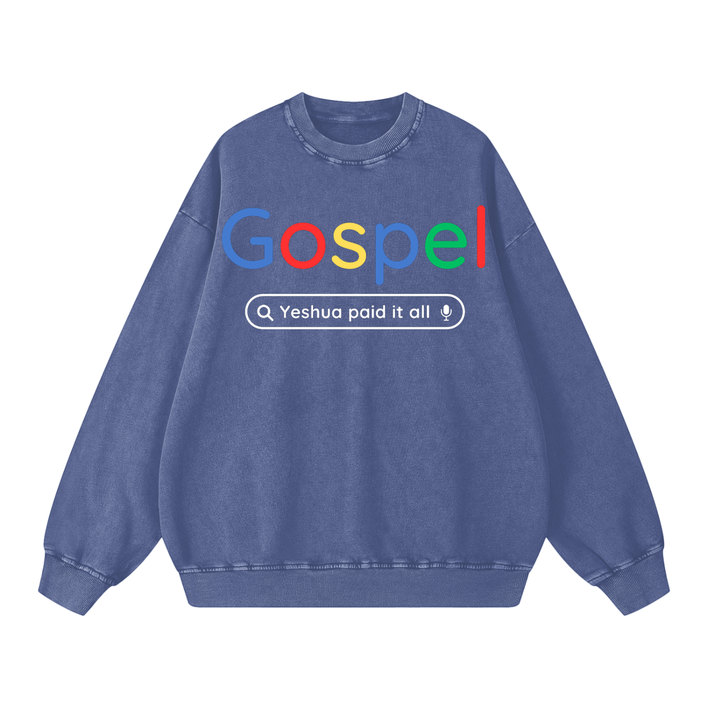 Gospel Snow Washed Oversized Sweatshirt