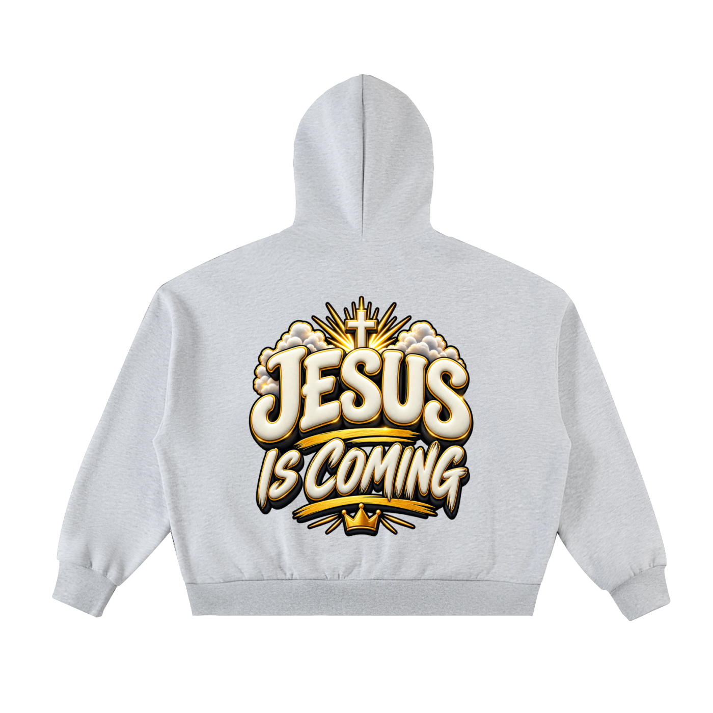 We Must Fleeced Full-Zip Boxy Hoodie
