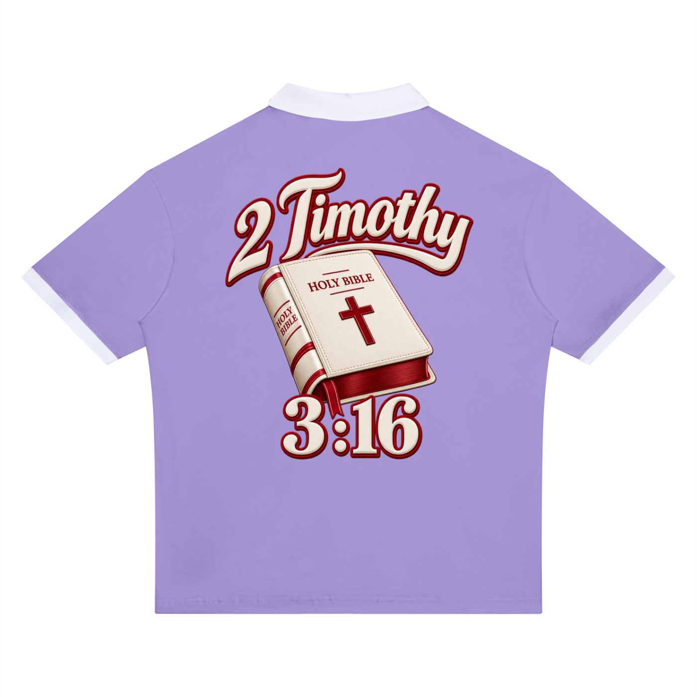 BIBLE Unisex Color Block Polo Shirt