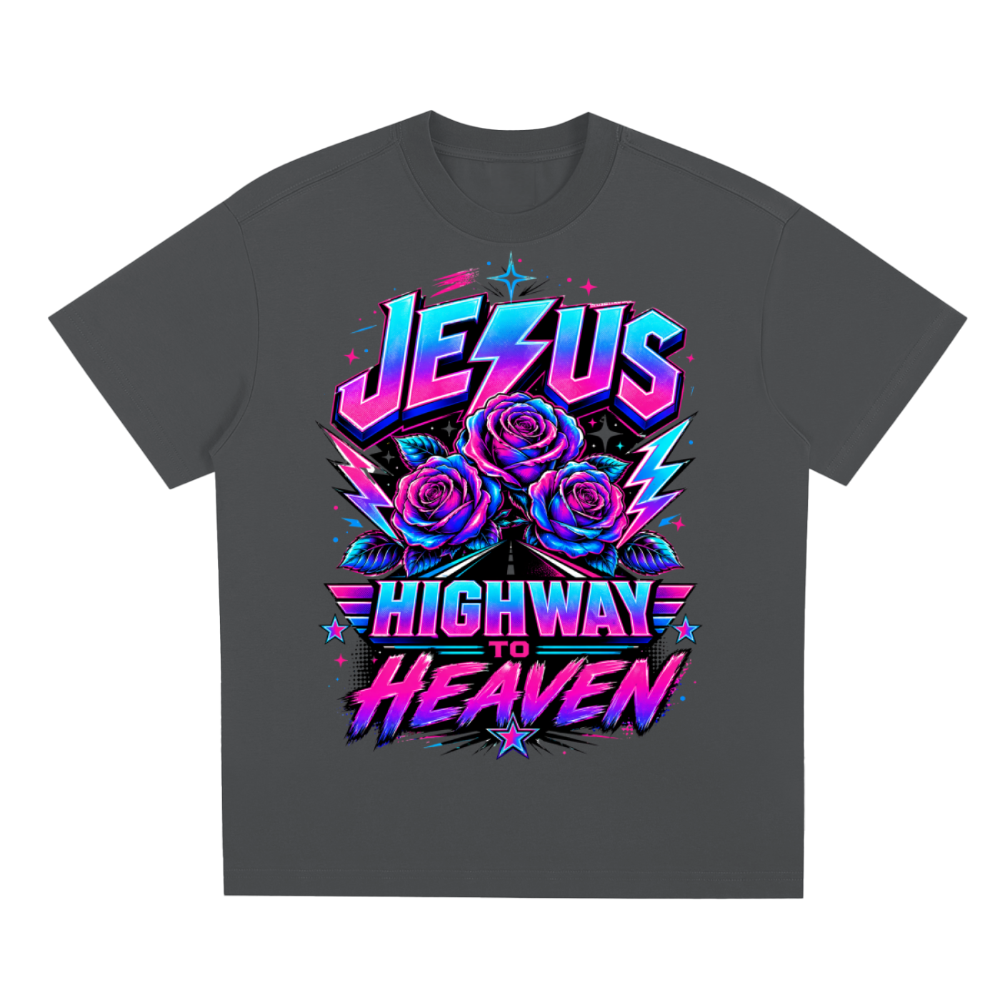 Jesus Highway to Heaven/Preach Sorona Quick-Dry Cooling T-Shirt
