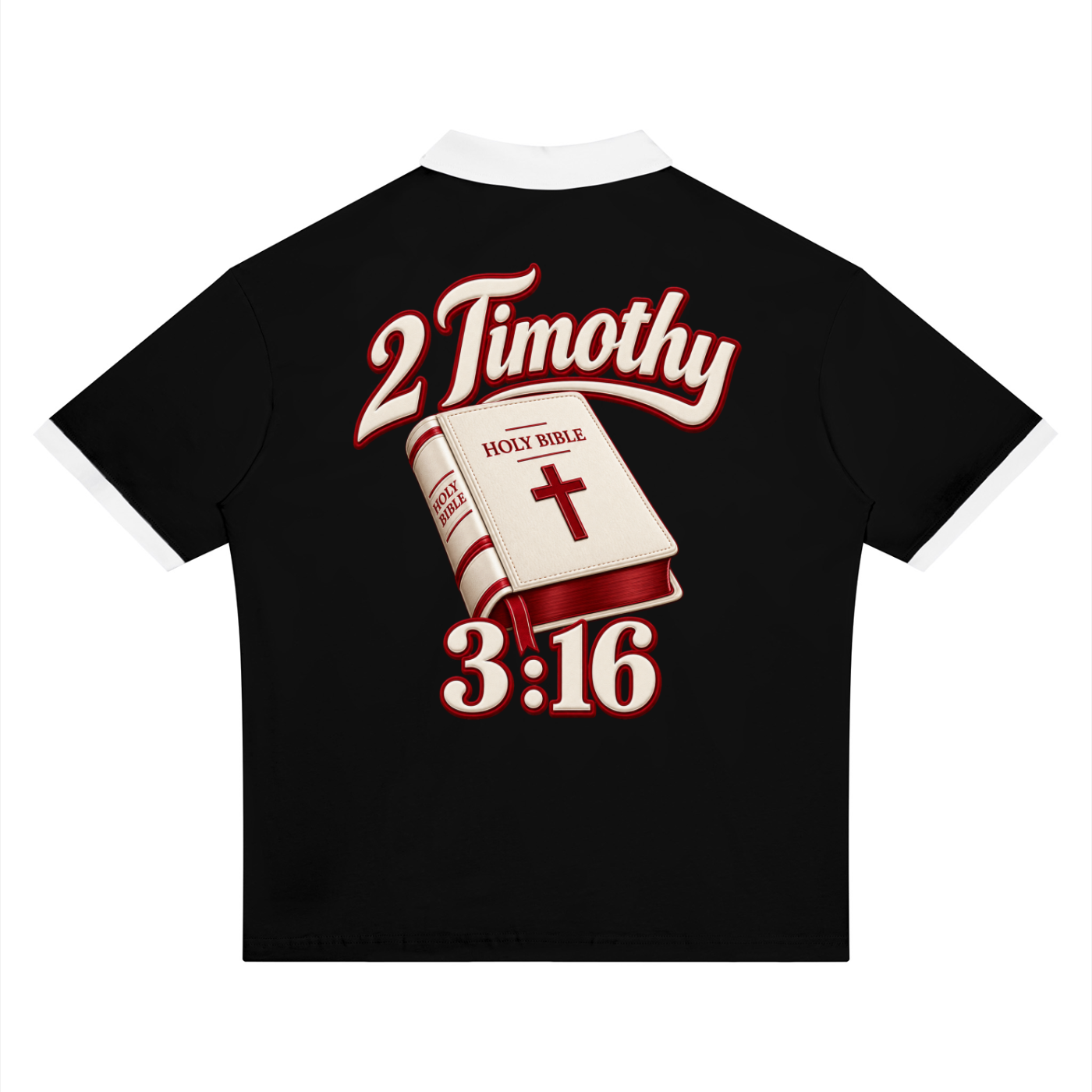 BIBLE Unisex Color Block Polo Shirt