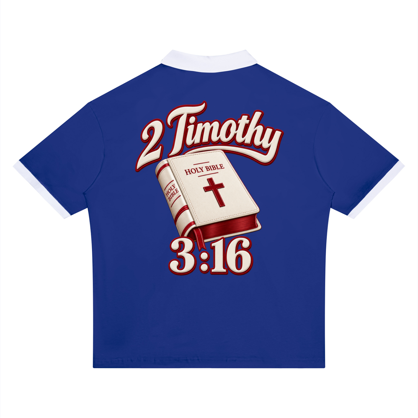 BIBLE Unisex Color Block Polo Shirt