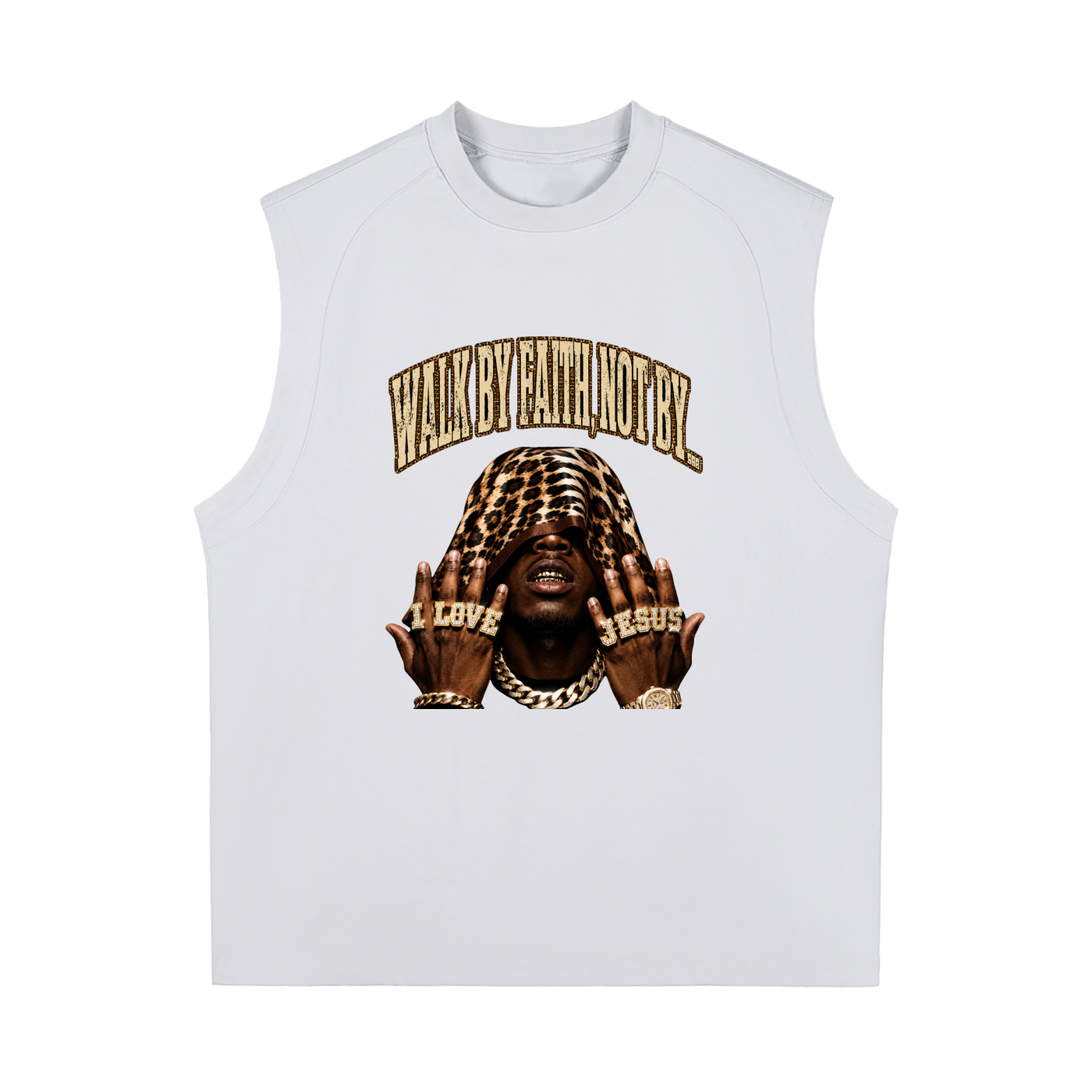 walking by faith, not by...... Sorona Quick-Dry Cooling Tank Top