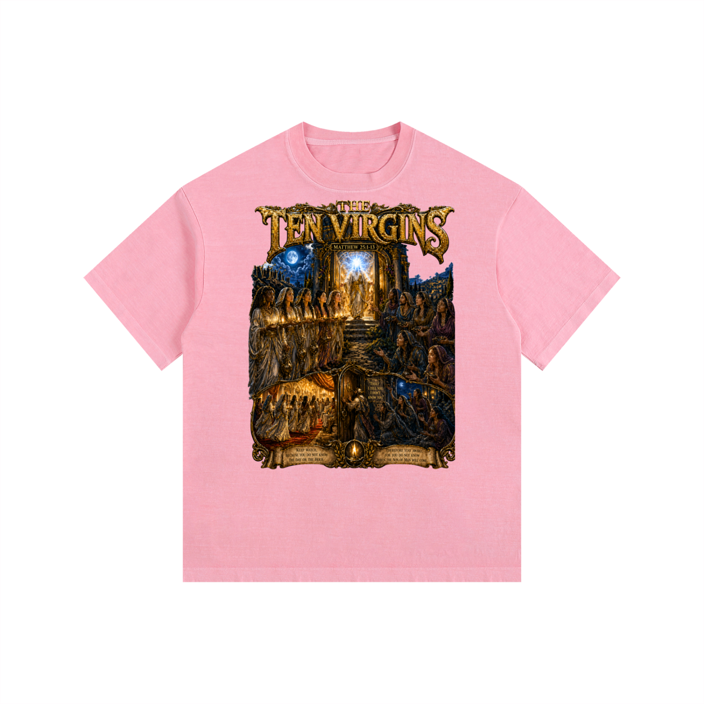 The 10 Virgins Vintage Washed Oversized Cotton T-Shirt