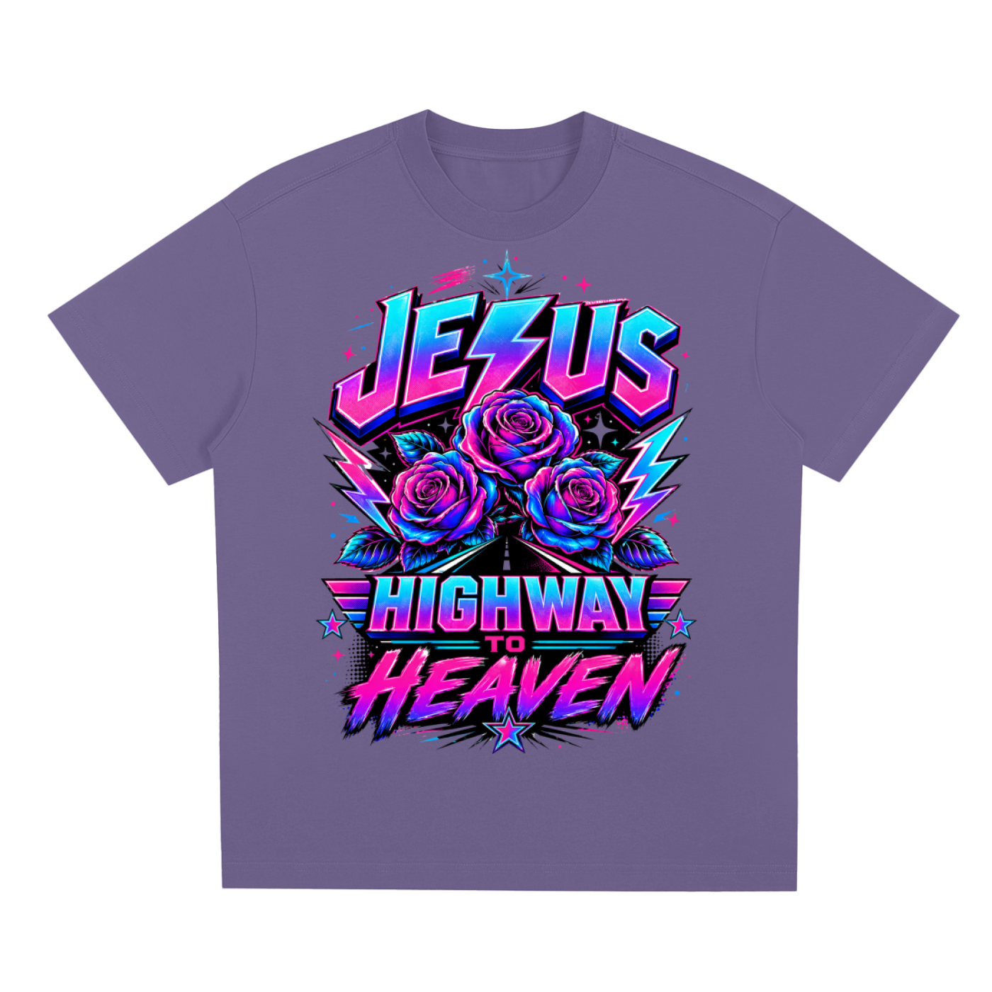 Jesus Highway to Heaven/Preach Sorona Quick-Dry Cooling T-Shirt