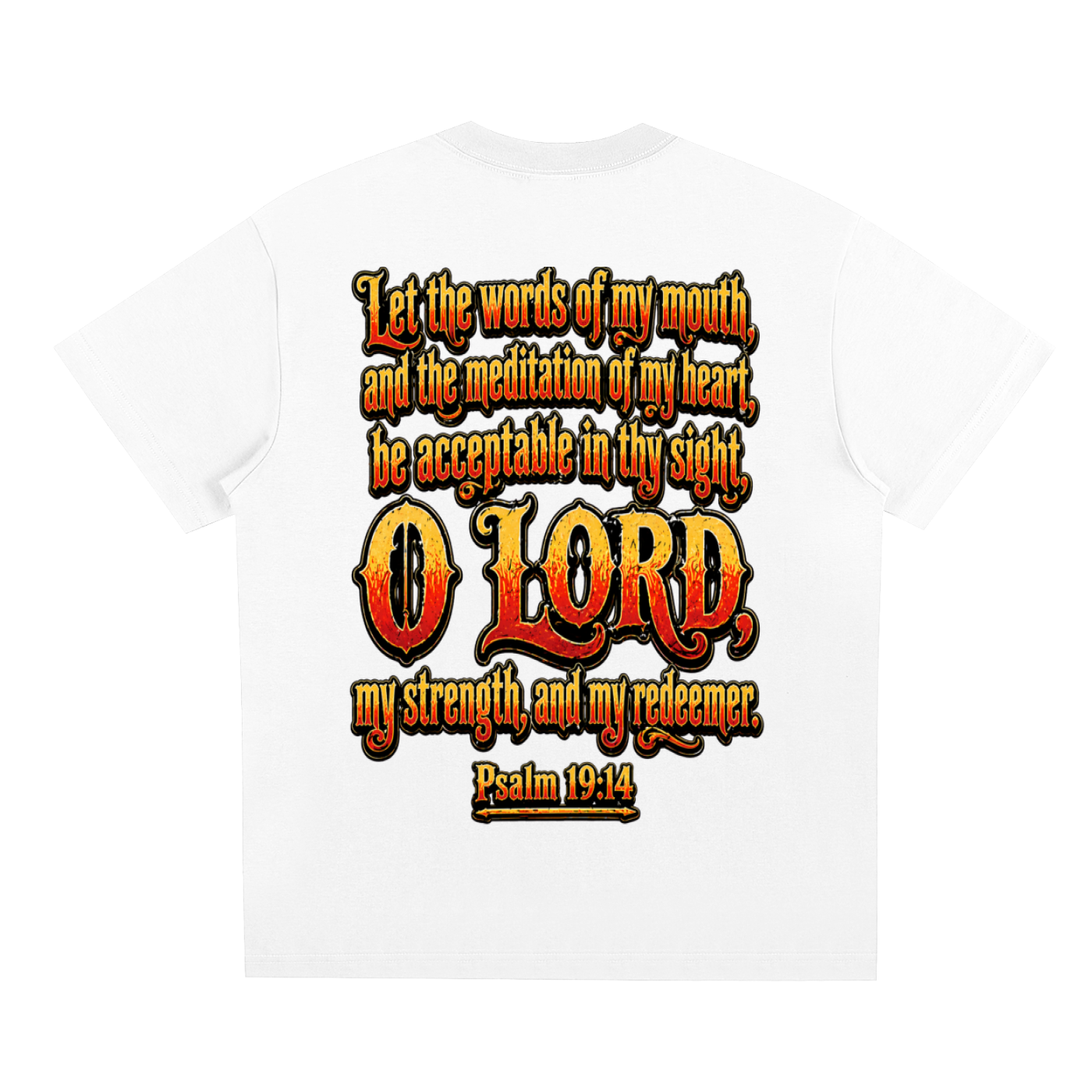 Psalm 19:14 Sorona Quick-Dry Cooling T-Shirt