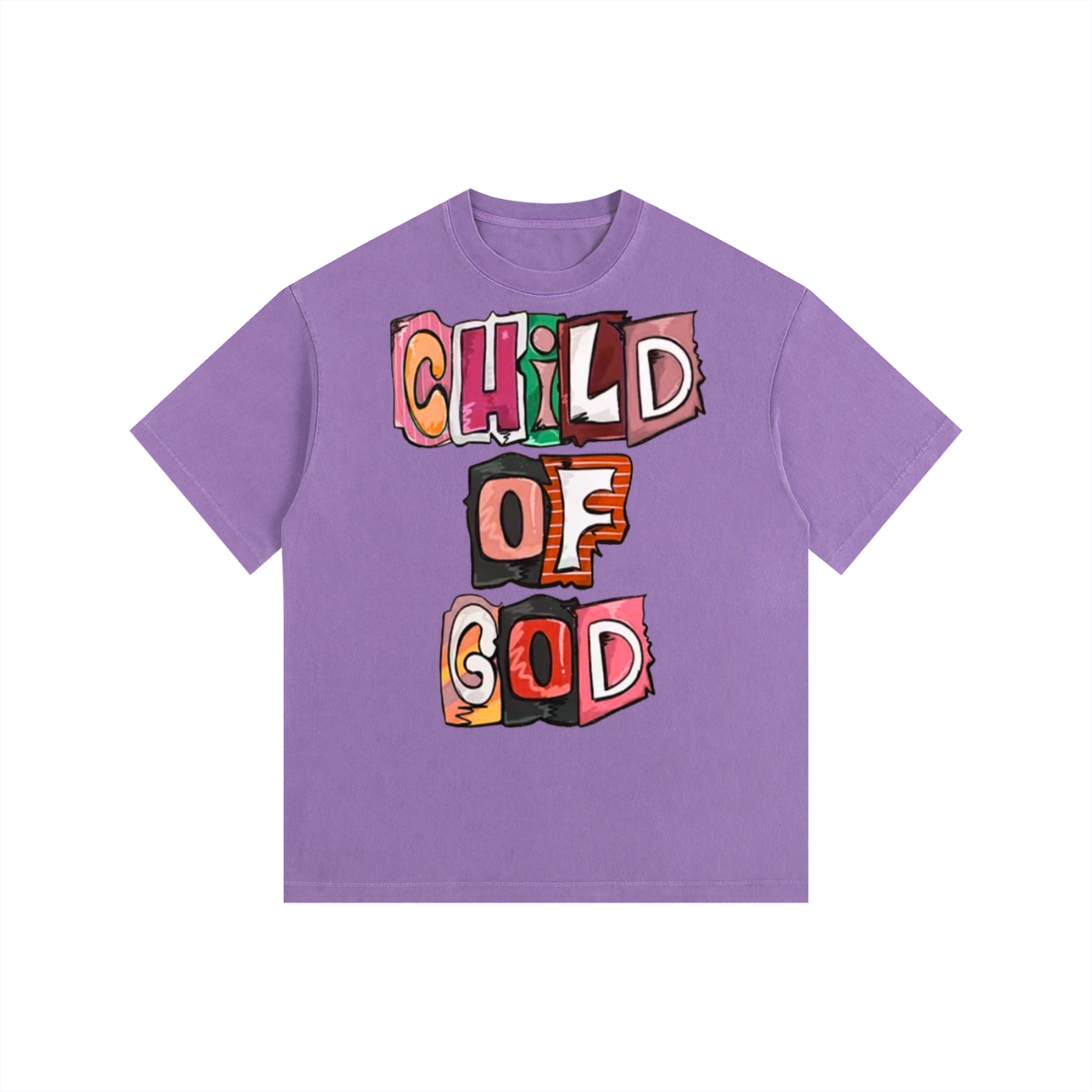 Child of God Vintage Washed Oversized Cotton T-Shirt
