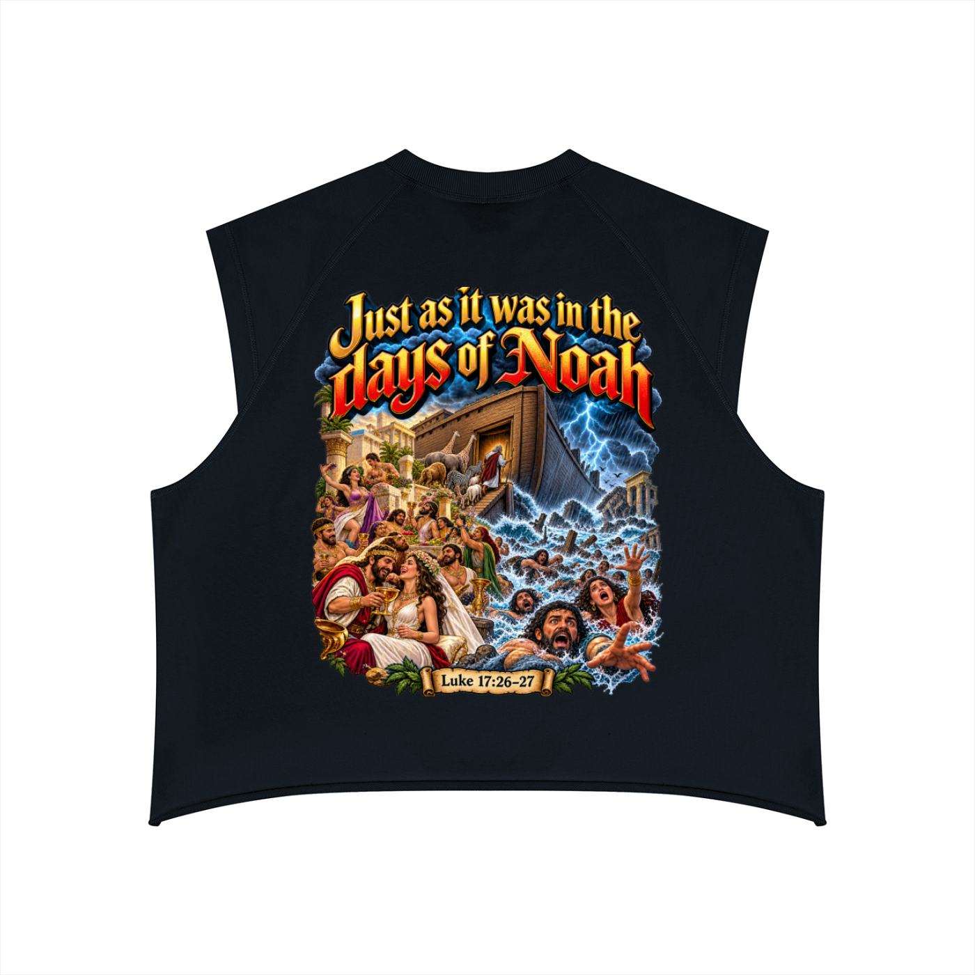 The more things change Men’s Boxy Raw Hem Tank Top