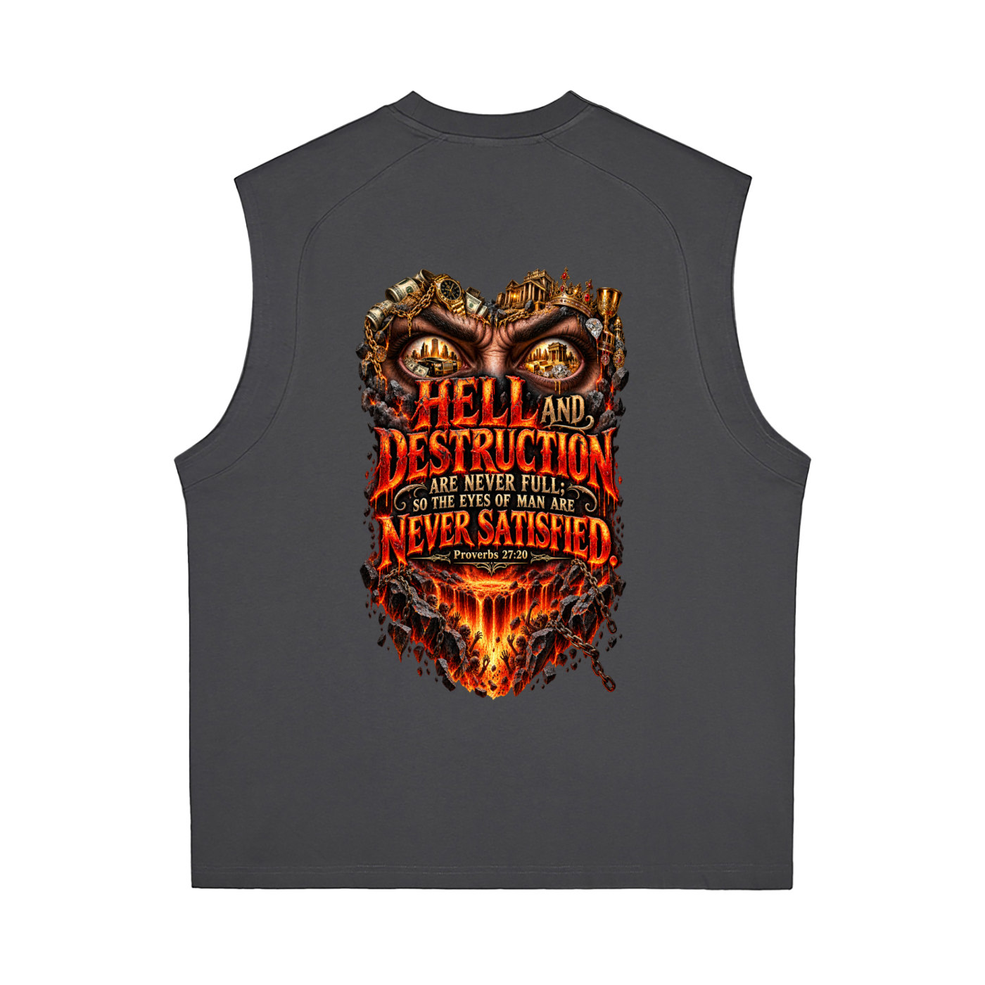 Proverbs 27:4 & 20 Sorona Quick-Dry Cooling Tank Top