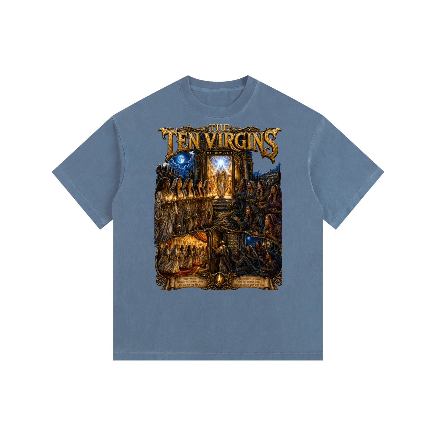 The 10 Virgins Vintage Washed Oversized Cotton T-Shirt