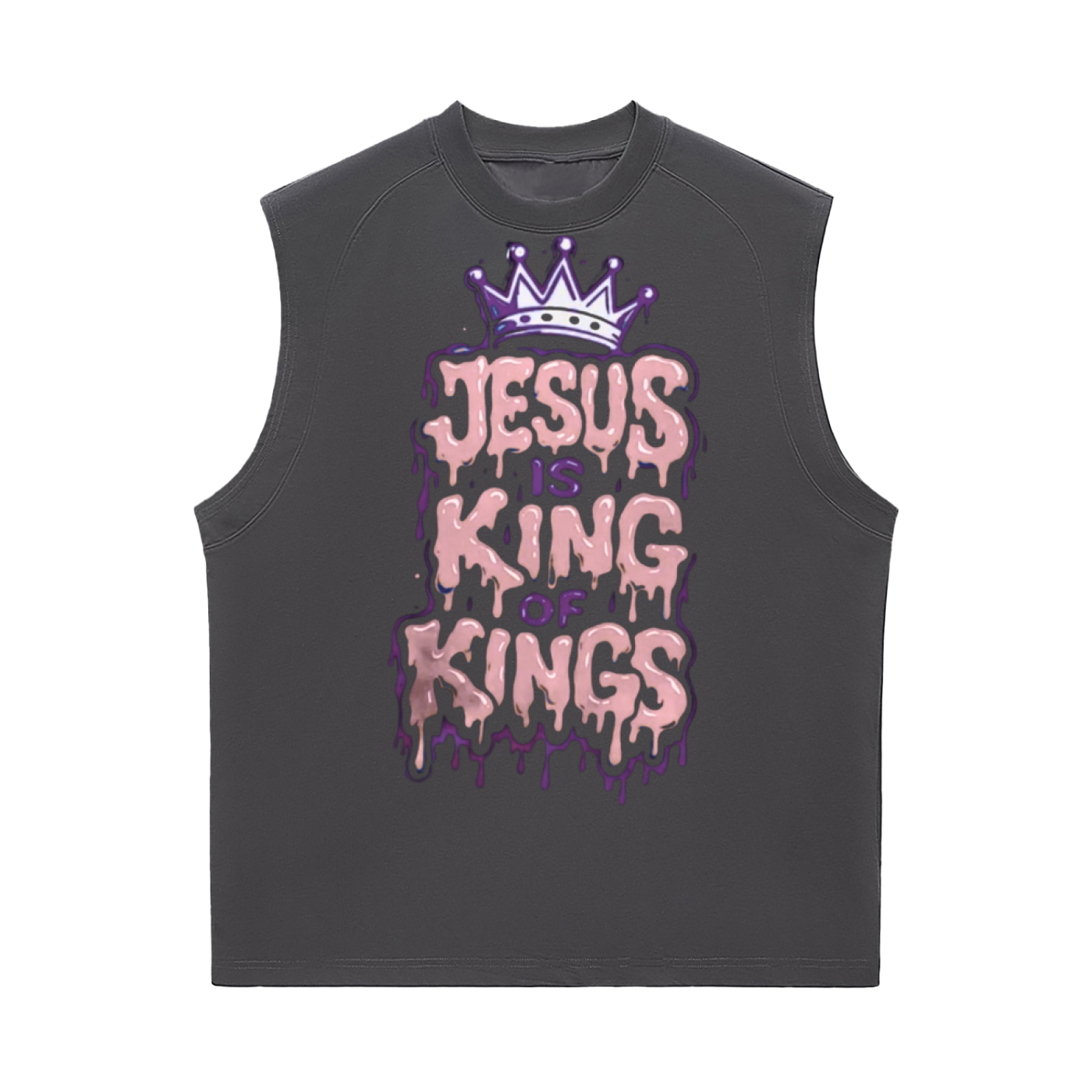 Jesus King of Kings Sorona Quick-Dry Cooling Tank Top
