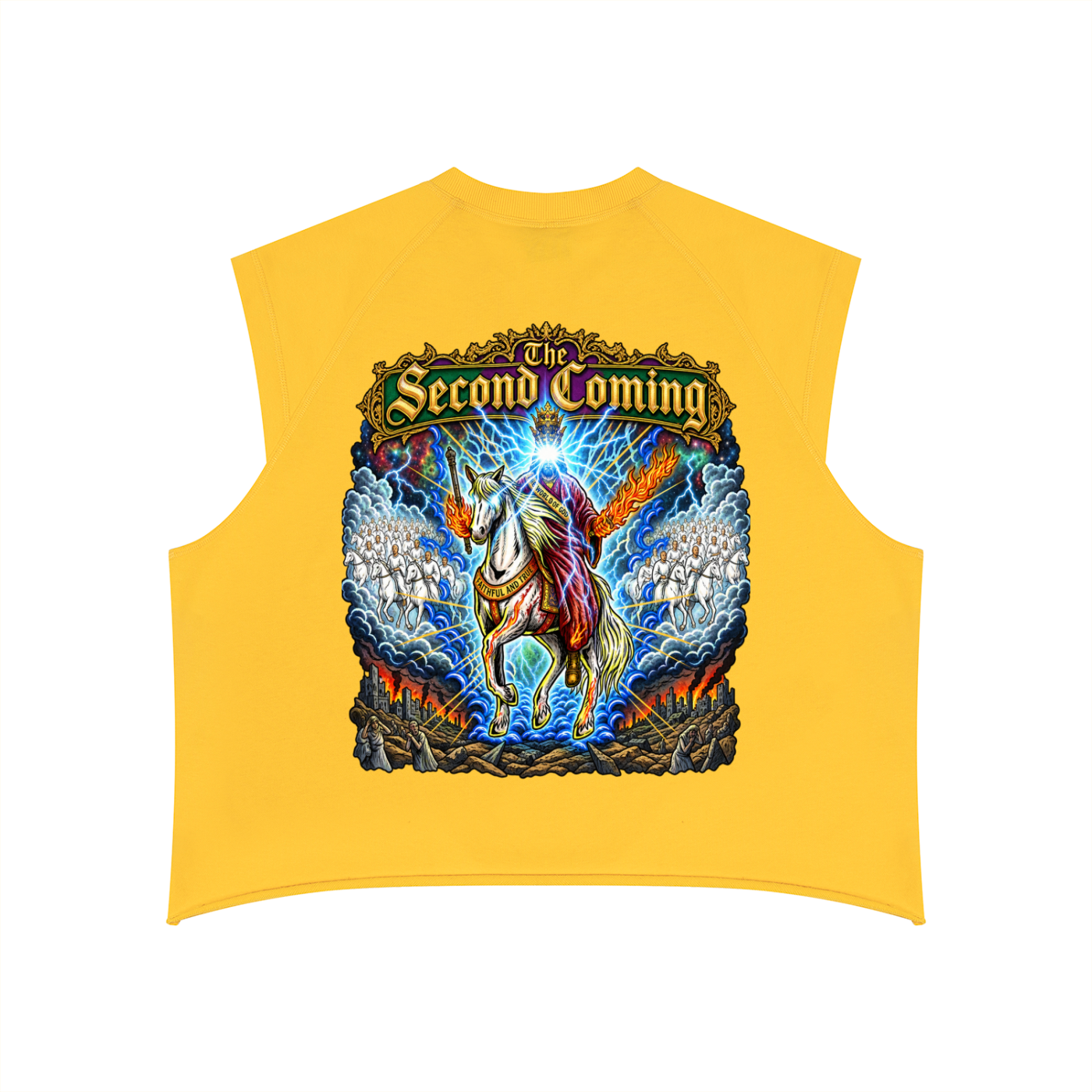 Kingdom Come Men’s Boxy Raw Hem Tank Top