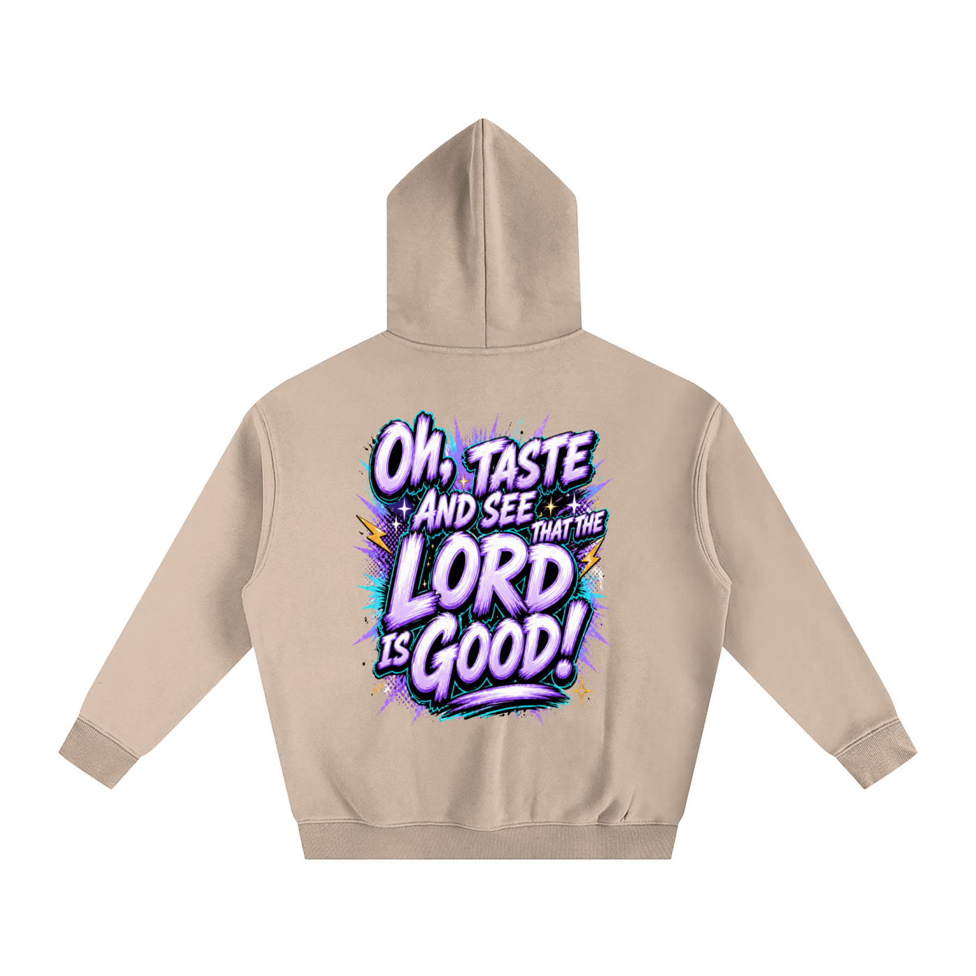 Taste and see Oversize Fleeced Hoodie