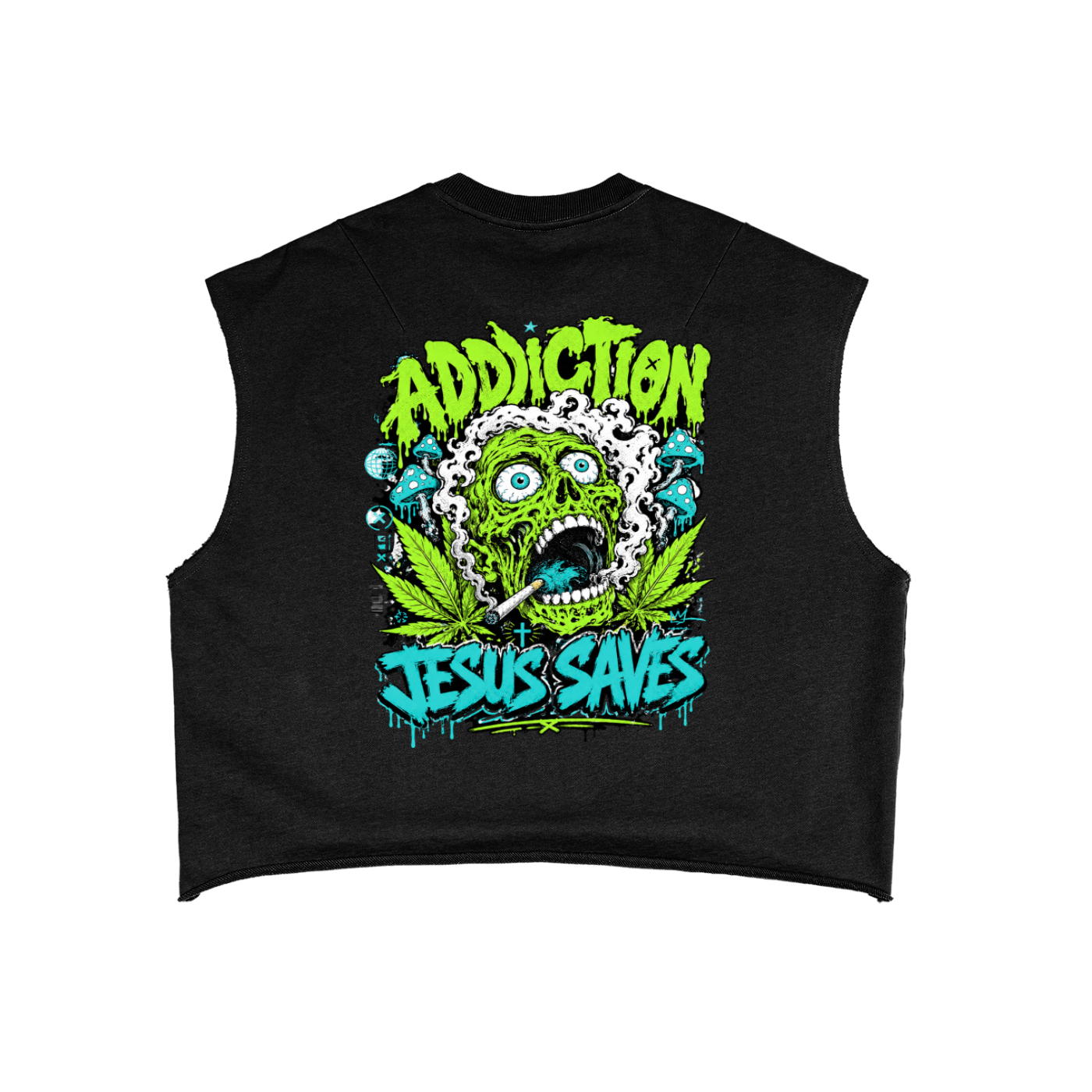 Money can't save me! French Terry Boxy Tank Top