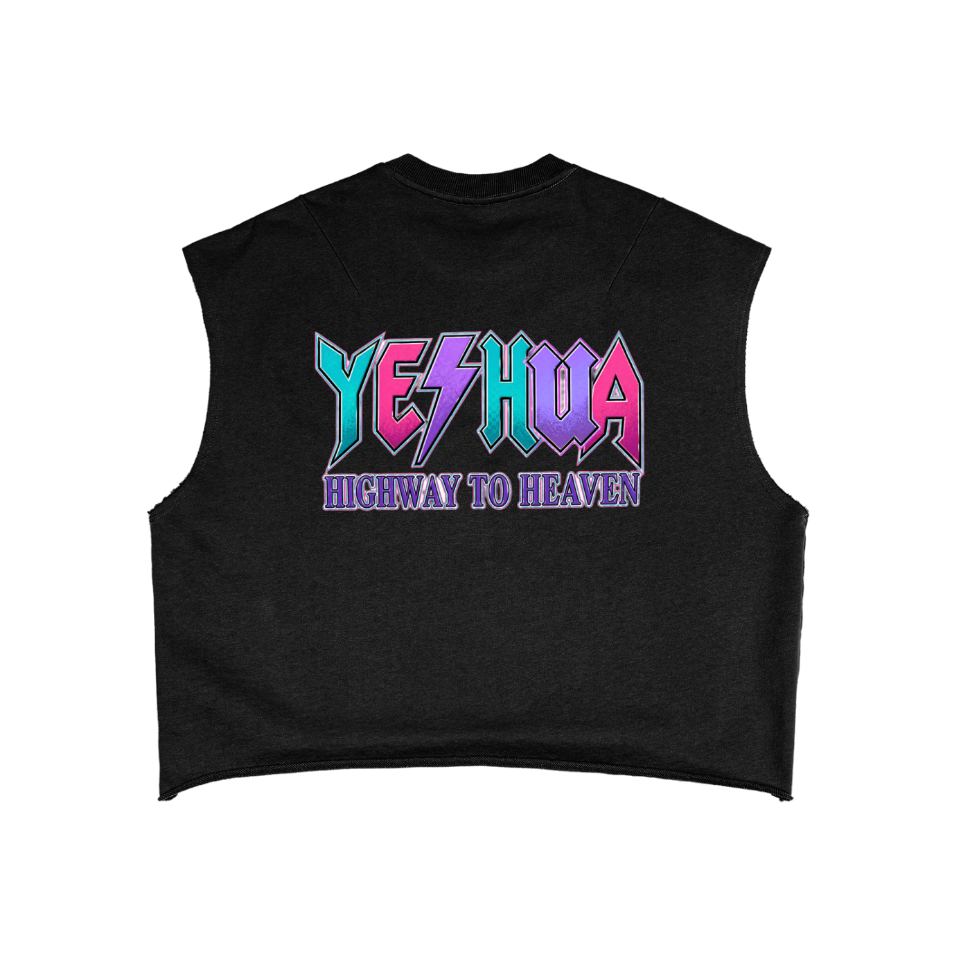 Yeshua Highway to Heaven/Finish the Race French Terry Boxy Tank Top