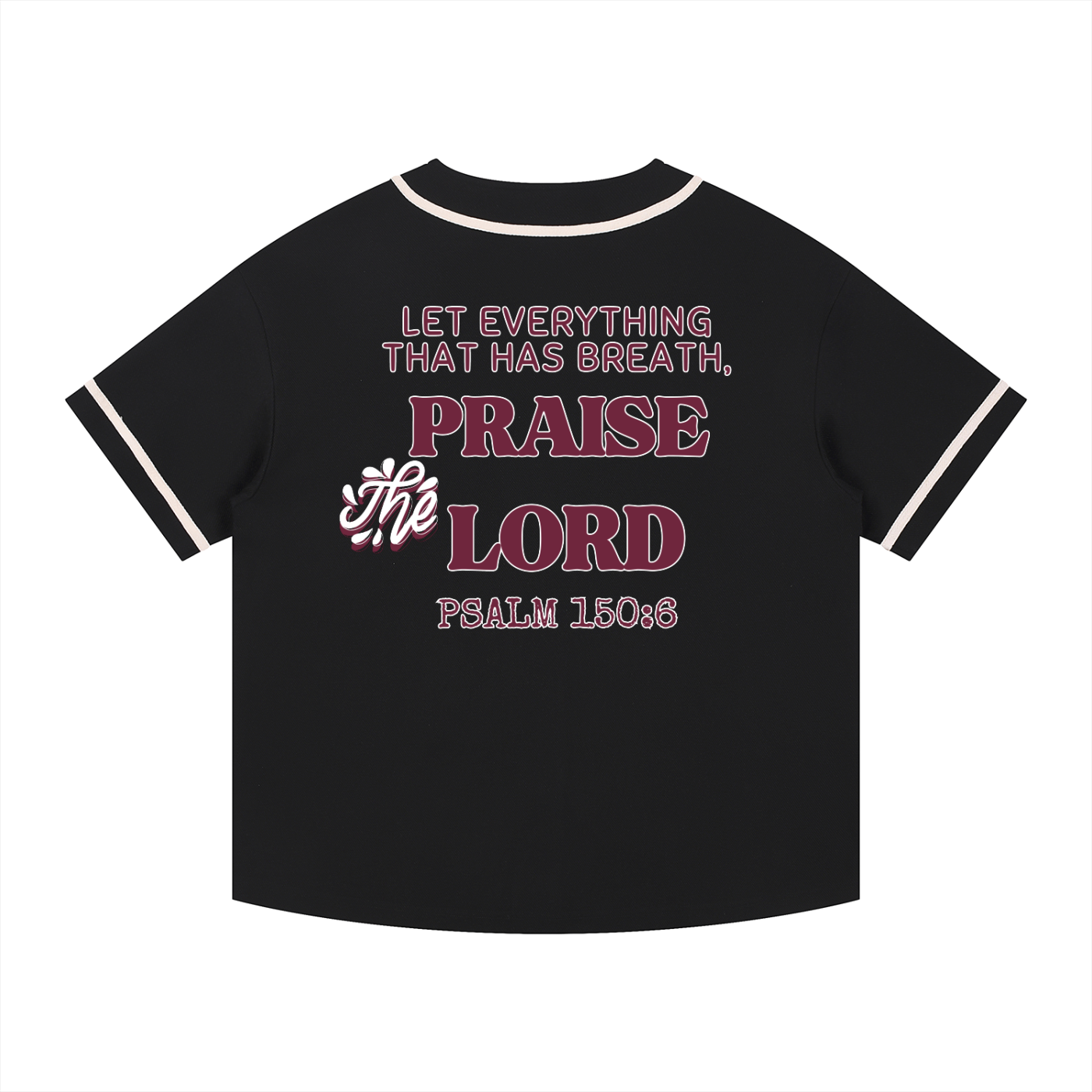 King Jesus Contrast Piped Button-Up Jersey