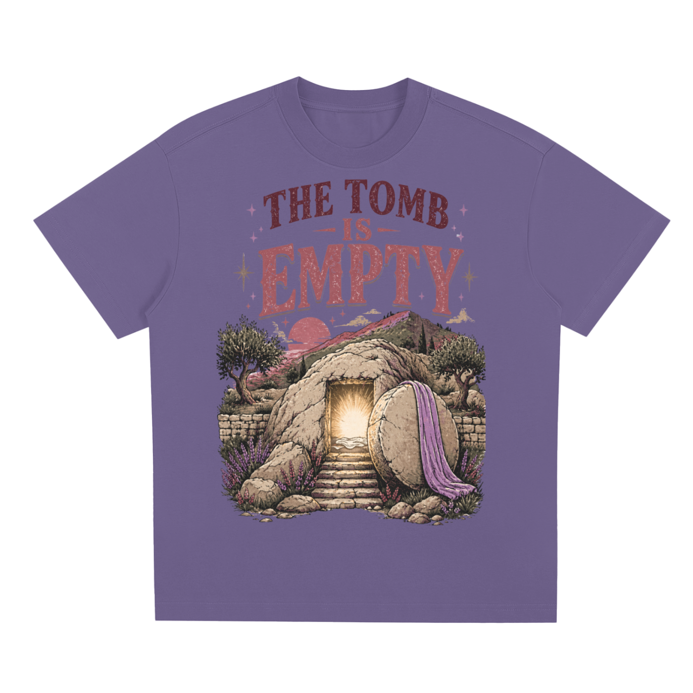 The Tomb is Empty Sorona Quick-Dry Cooling T-Shirt