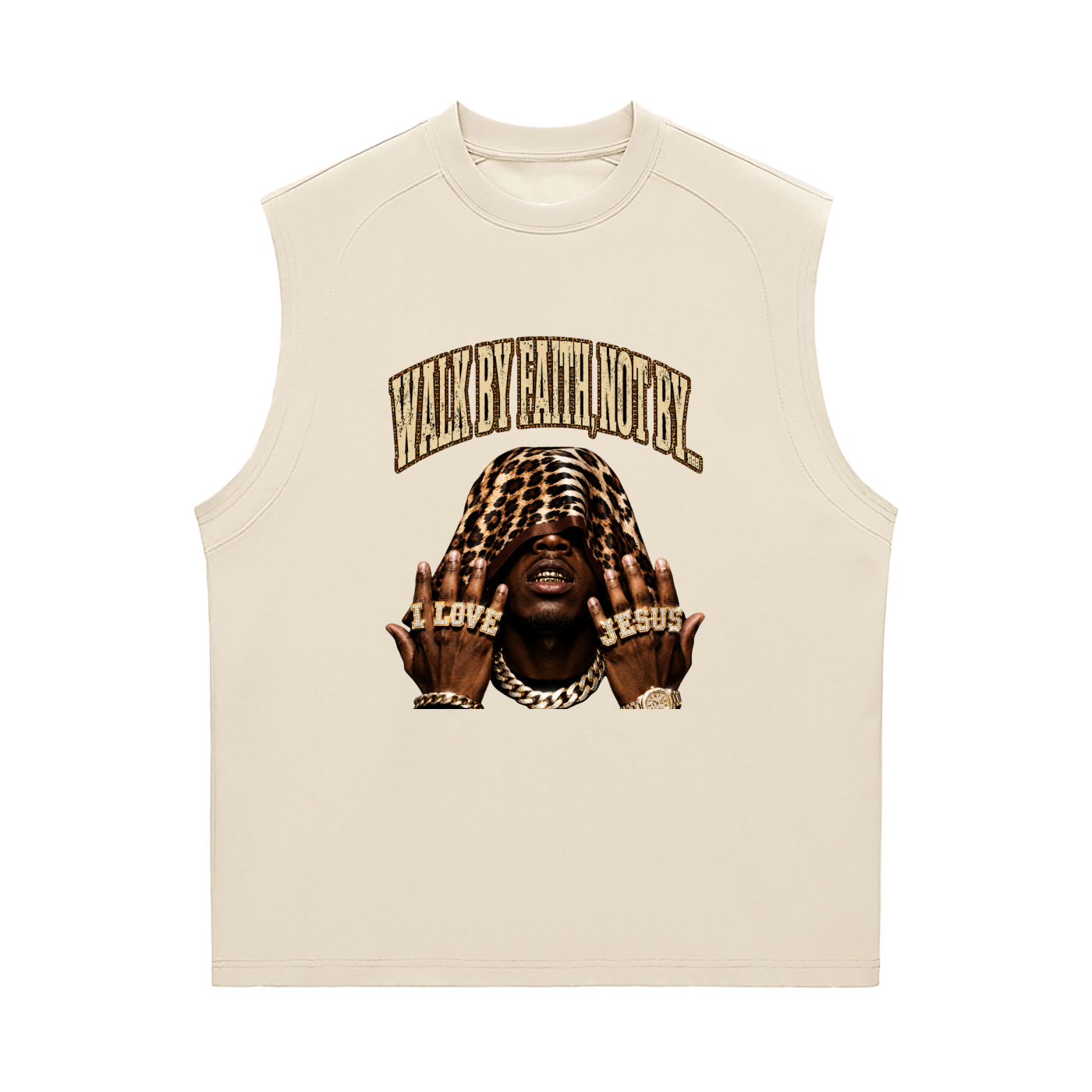 walking by faith, not by...... Sorona Quick-Dry Cooling Tank Top