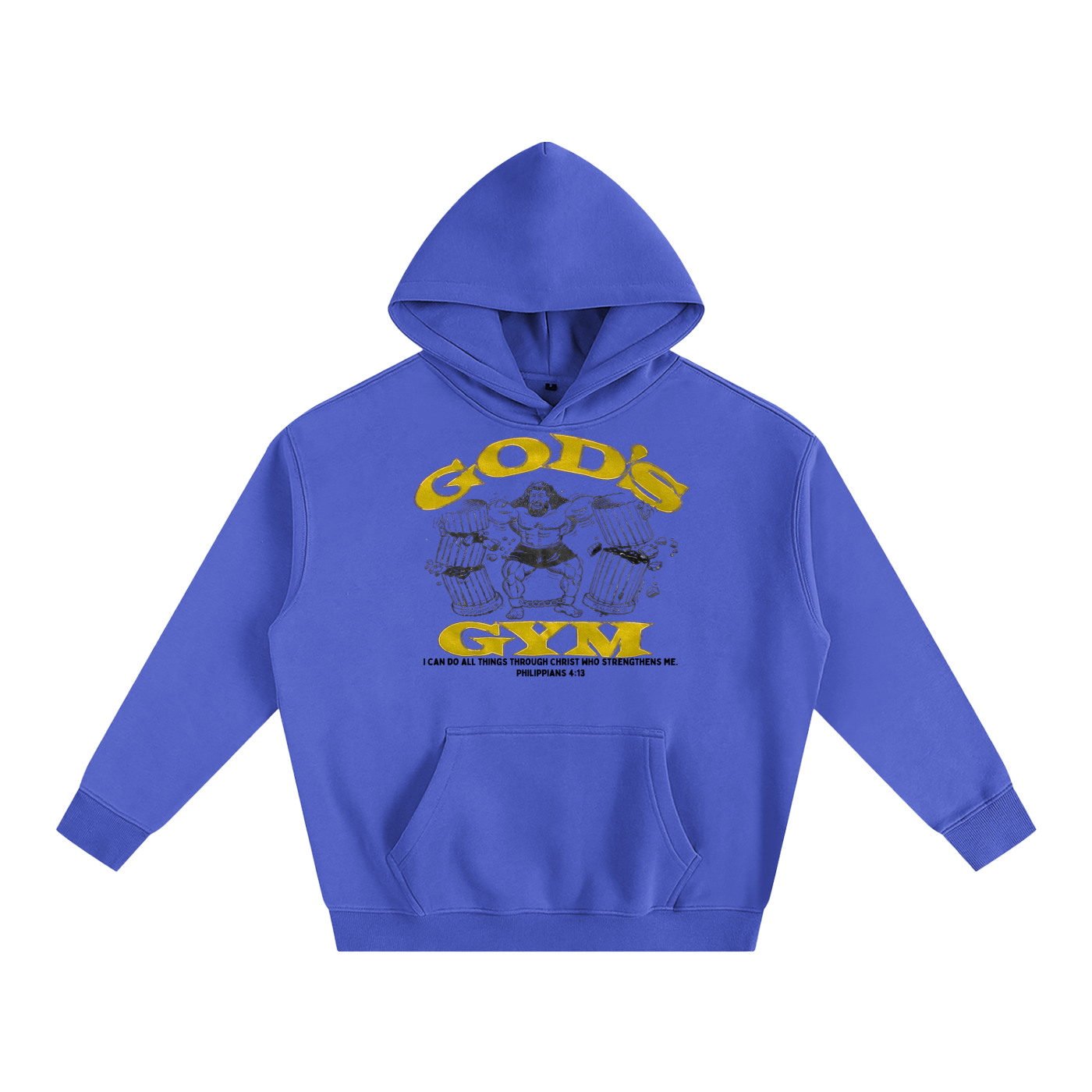 God's Gym Oversize Fleeced Hoodie