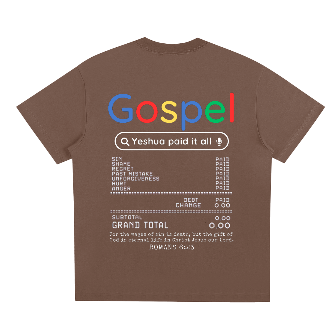"Gospel" Sorona Quick-Dry Cooling T-Shirt
