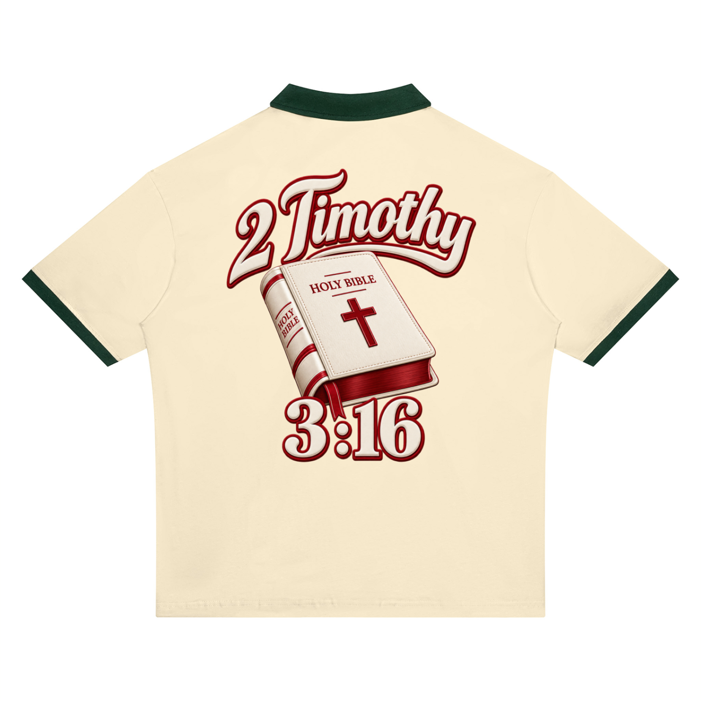 BIBLE Unisex Color Block Polo Shirt