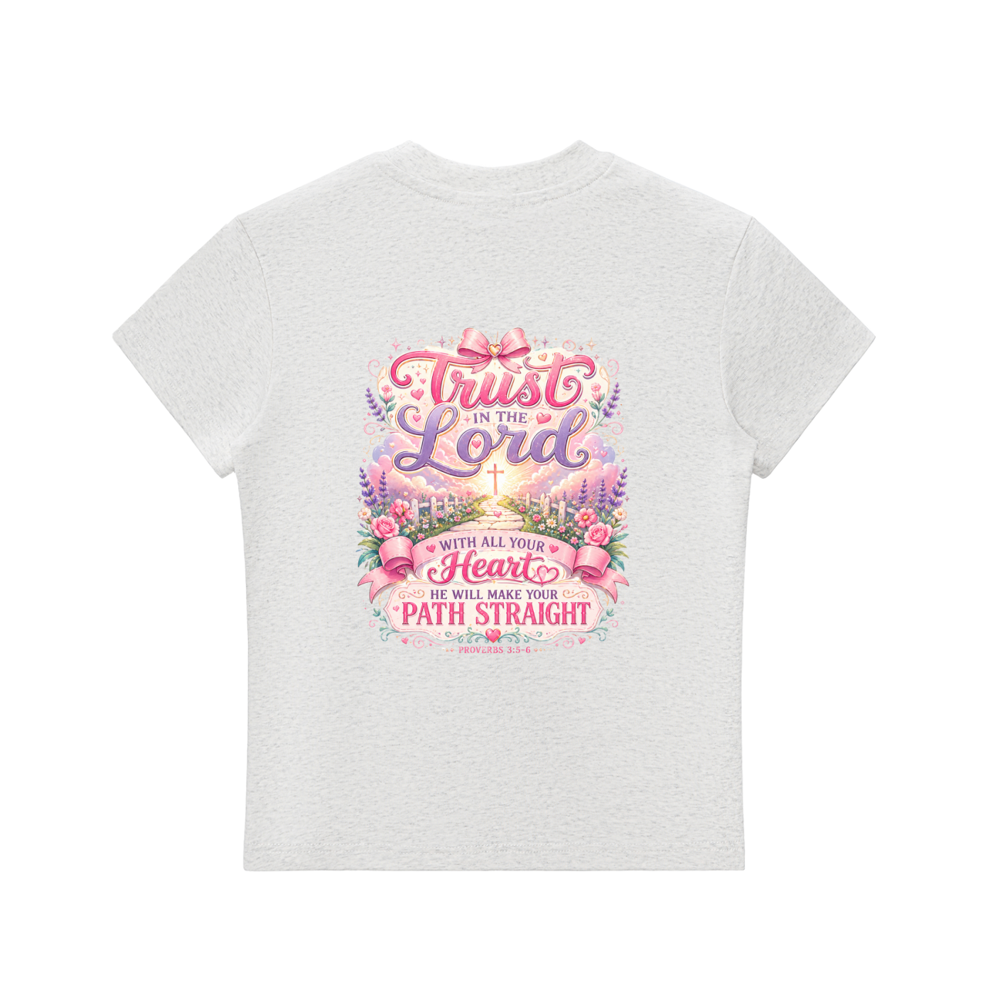 TITLWAYH Essential Bodycon Crewneck T-Shirt