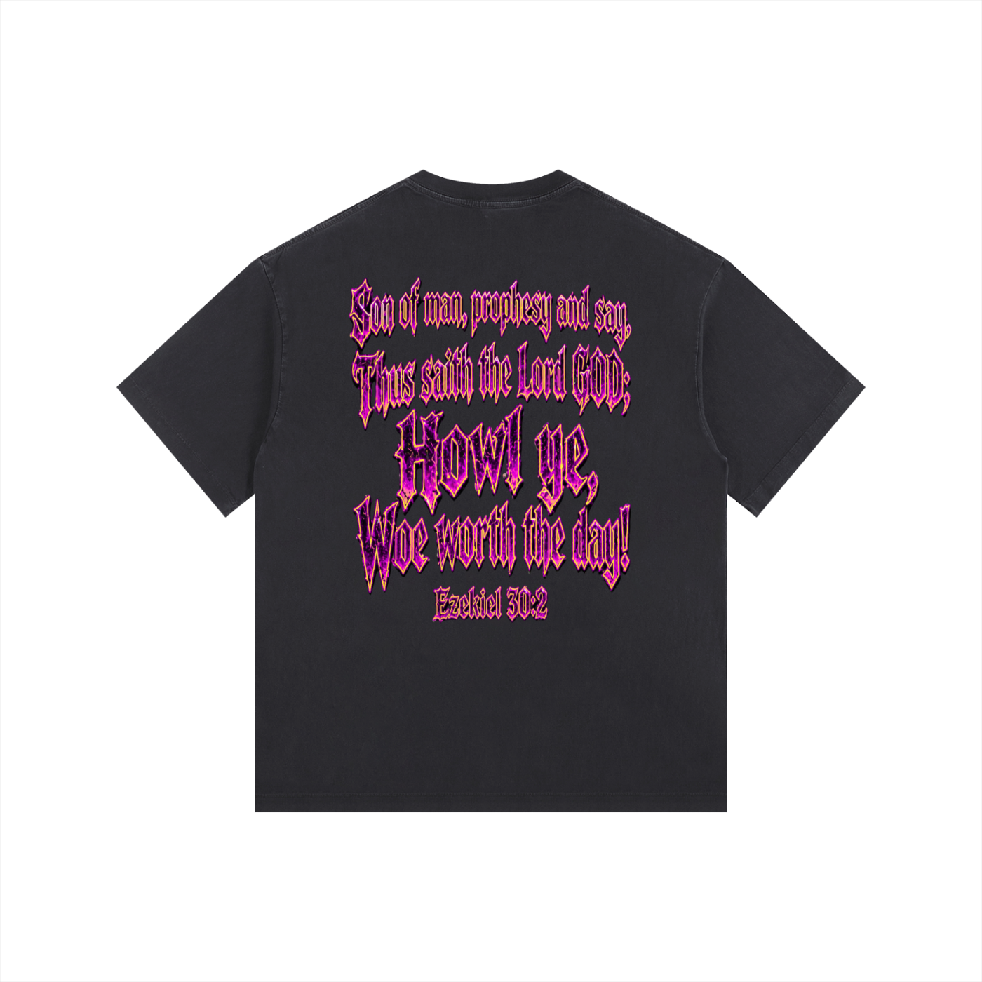 The 5th Trumpet Vintage Washed Oversized Cotton T-Shirt
