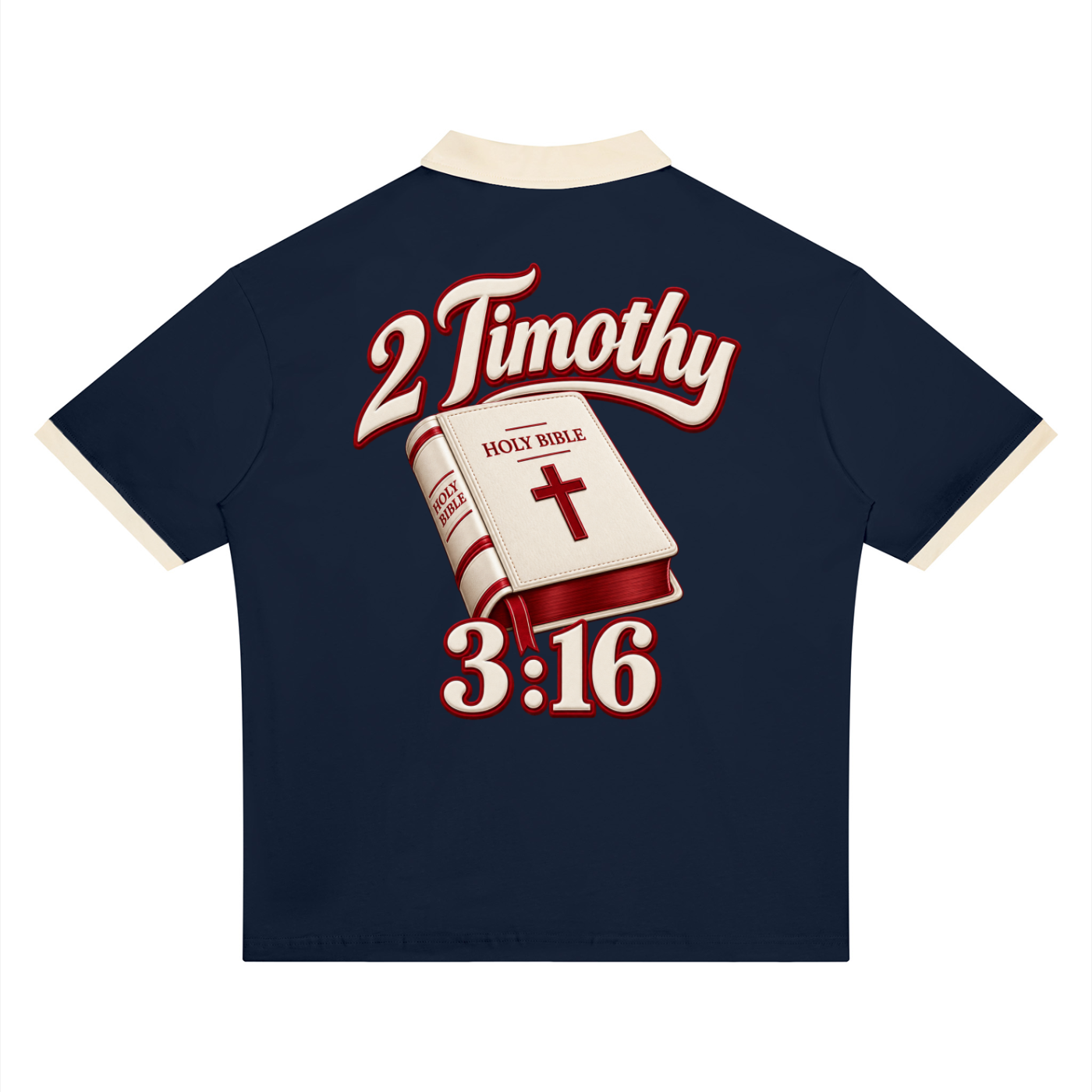 BIBLE Unisex Color Block Polo Shirt