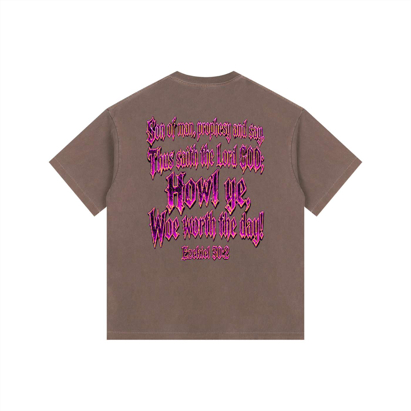 The 5th Trumpet Vintage Washed Oversized Cotton T-Shirt