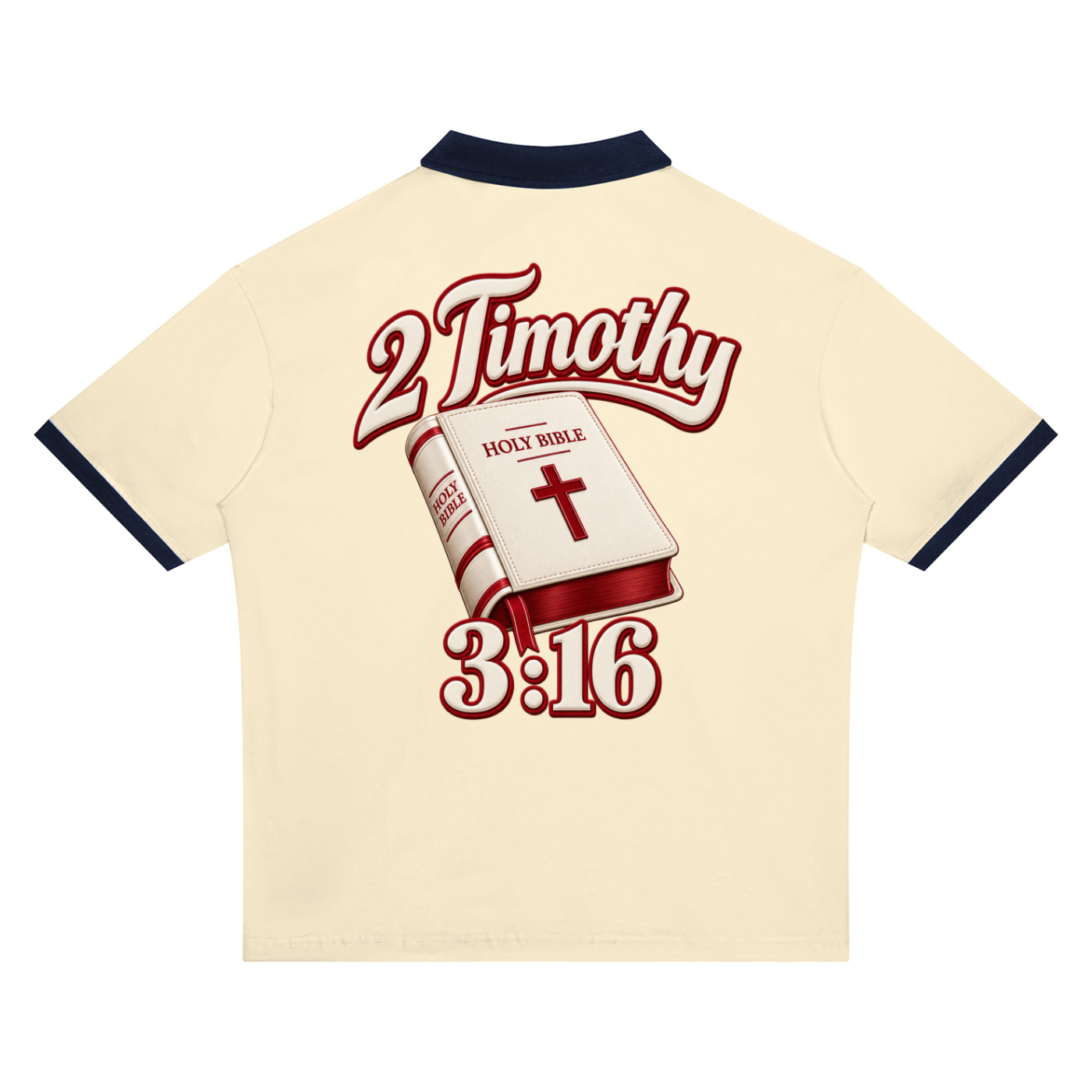BIBLE Unisex Color Block Polo Shirt