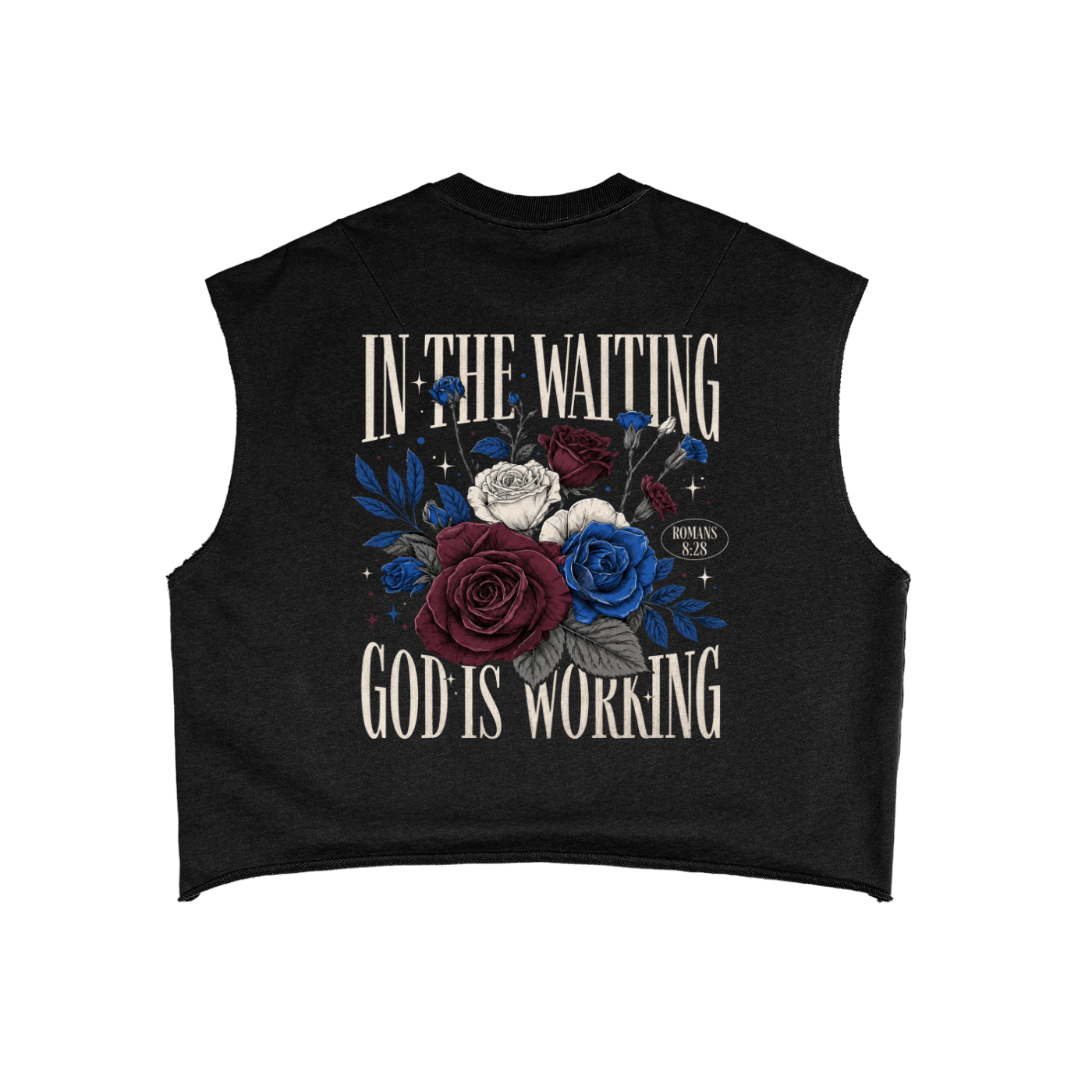 Faith/Not Sight French Terry Boxy Tank Top