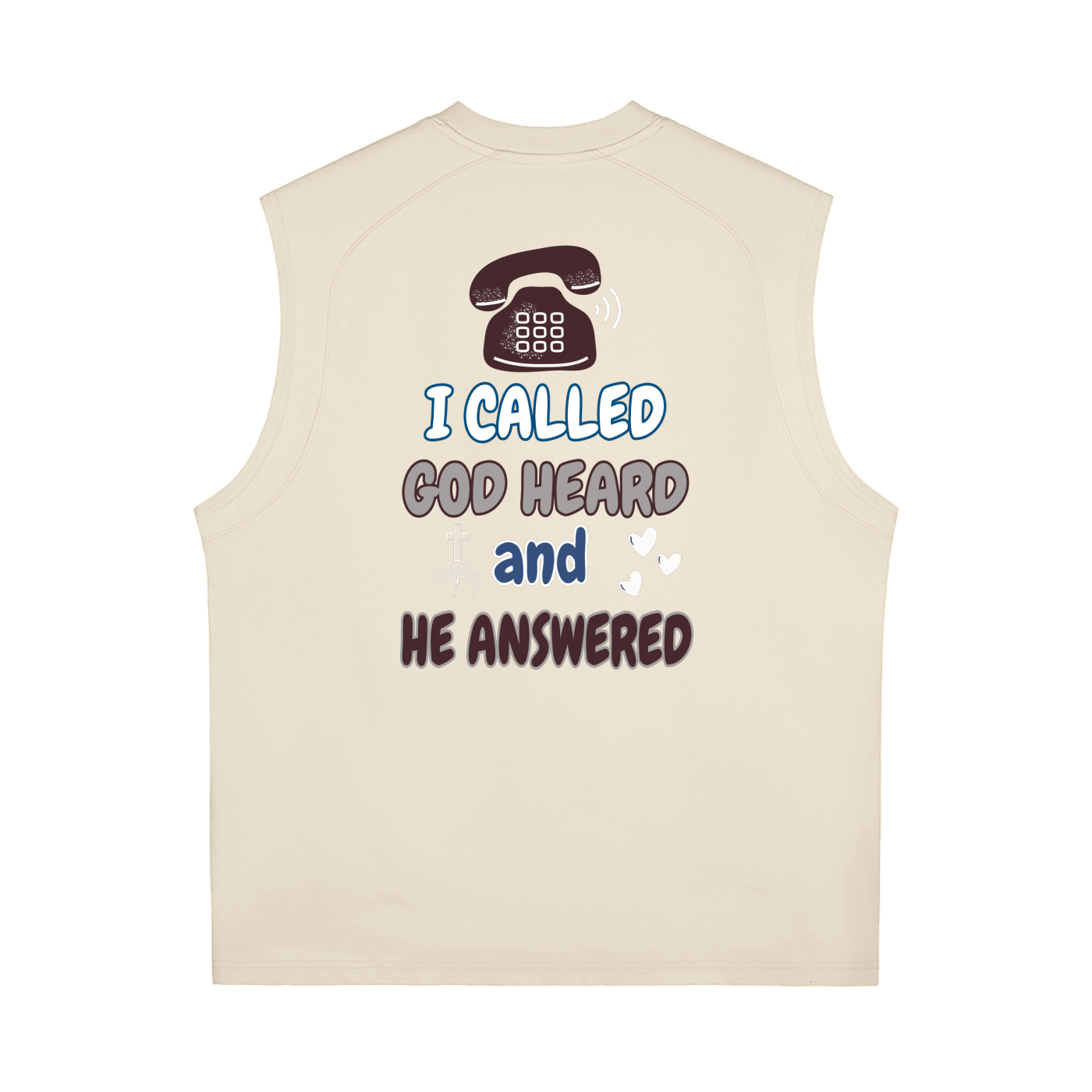 "Never stop Praying" Sorona Quick-Dry Cooling Tank Top