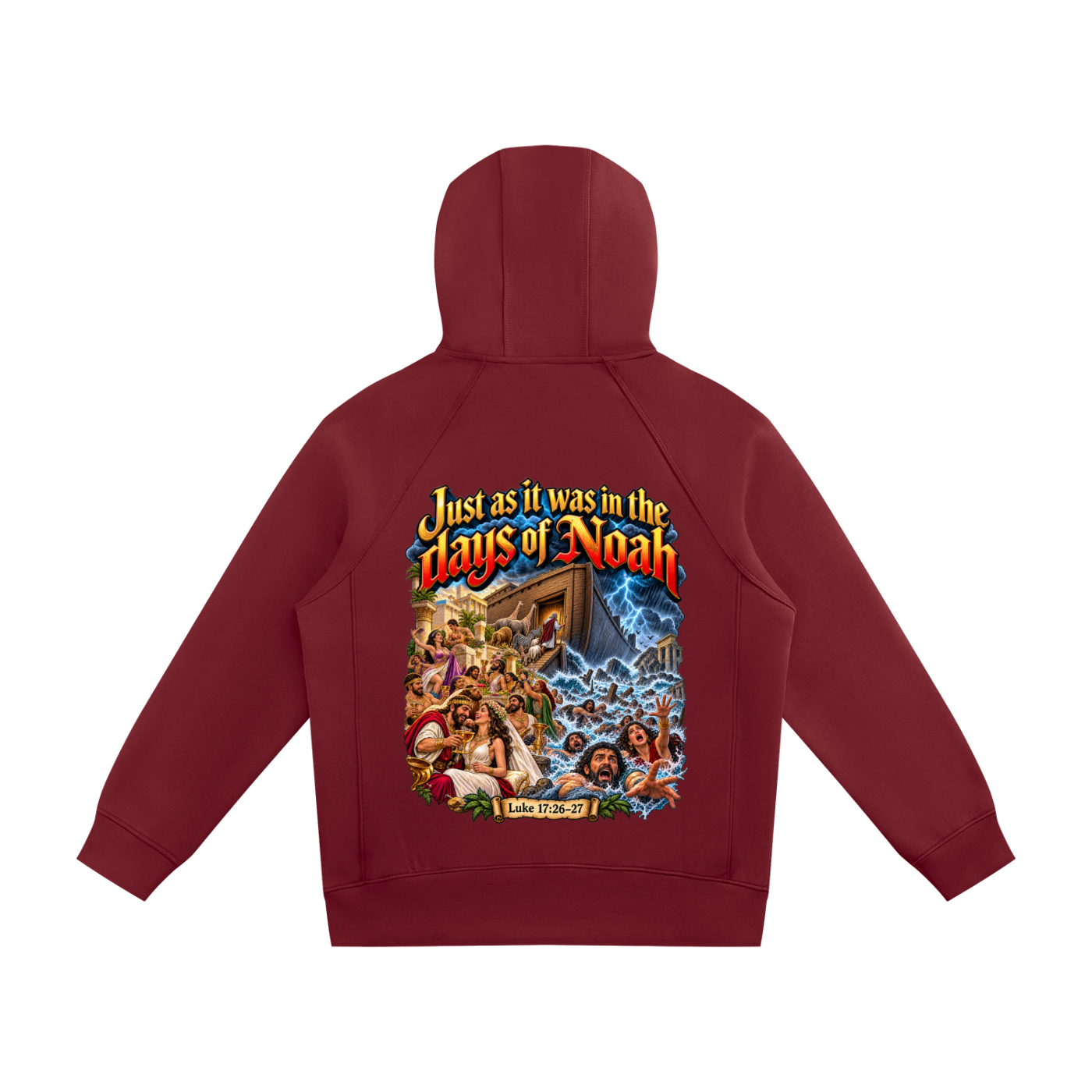 Escape/Days of Noah Unisex Raglan Full Zip Hoodie