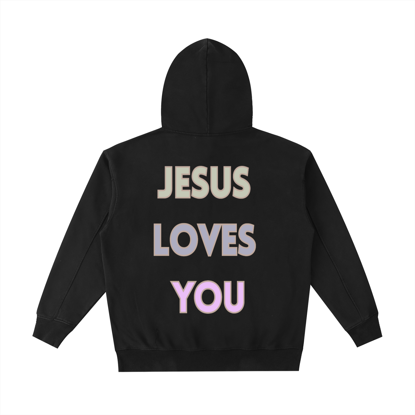 Just Jesus Vintage Washed Heavyweight Hoodie