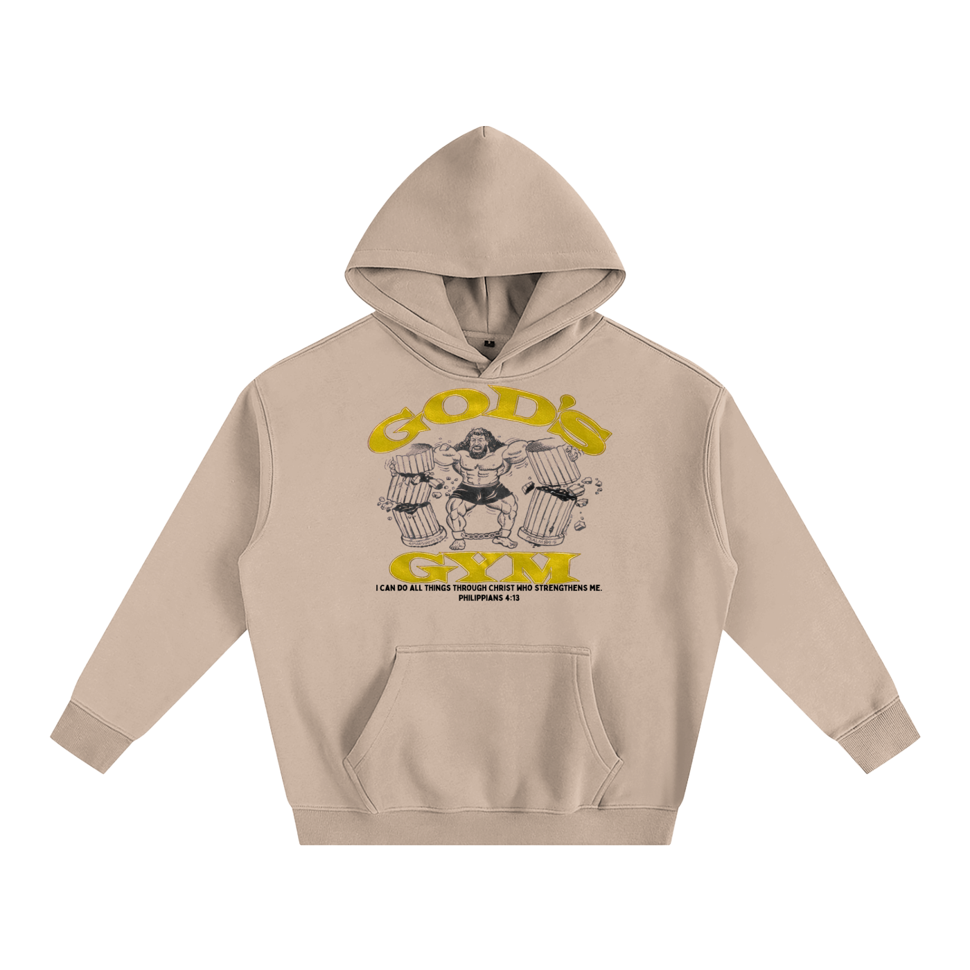 God's Gym Oversize Fleeced Hoodie