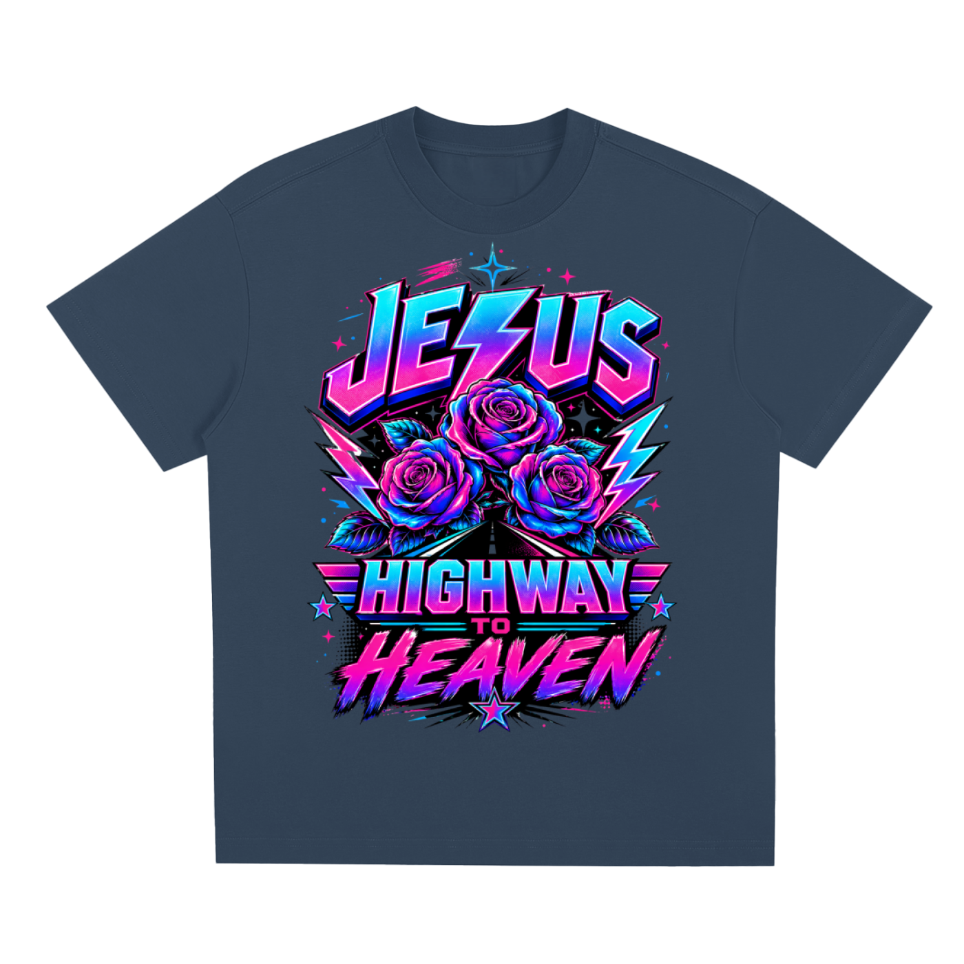 Jesus Highway to Heaven/Preach Sorona Quick-Dry Cooling T-Shirt