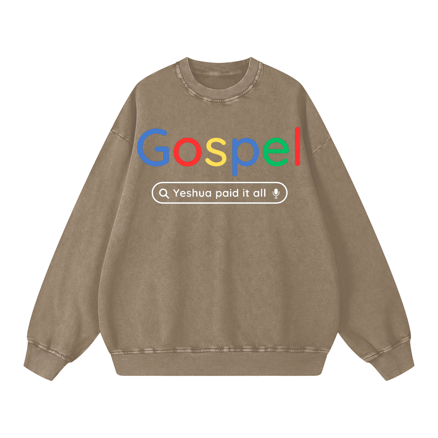 Gospel Snow Washed Oversized Sweatshirt