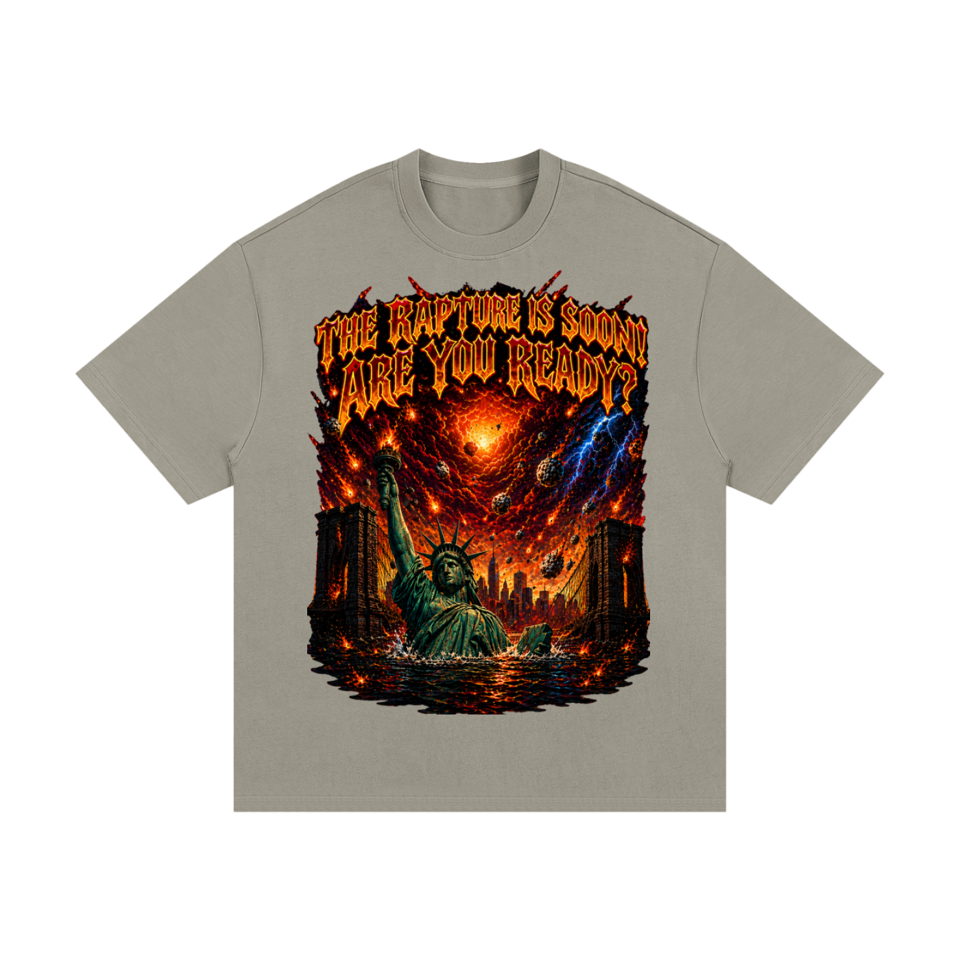 The Rapture is Soon, Are you ready? Essential Heavyweight Cotton T-Shirt
