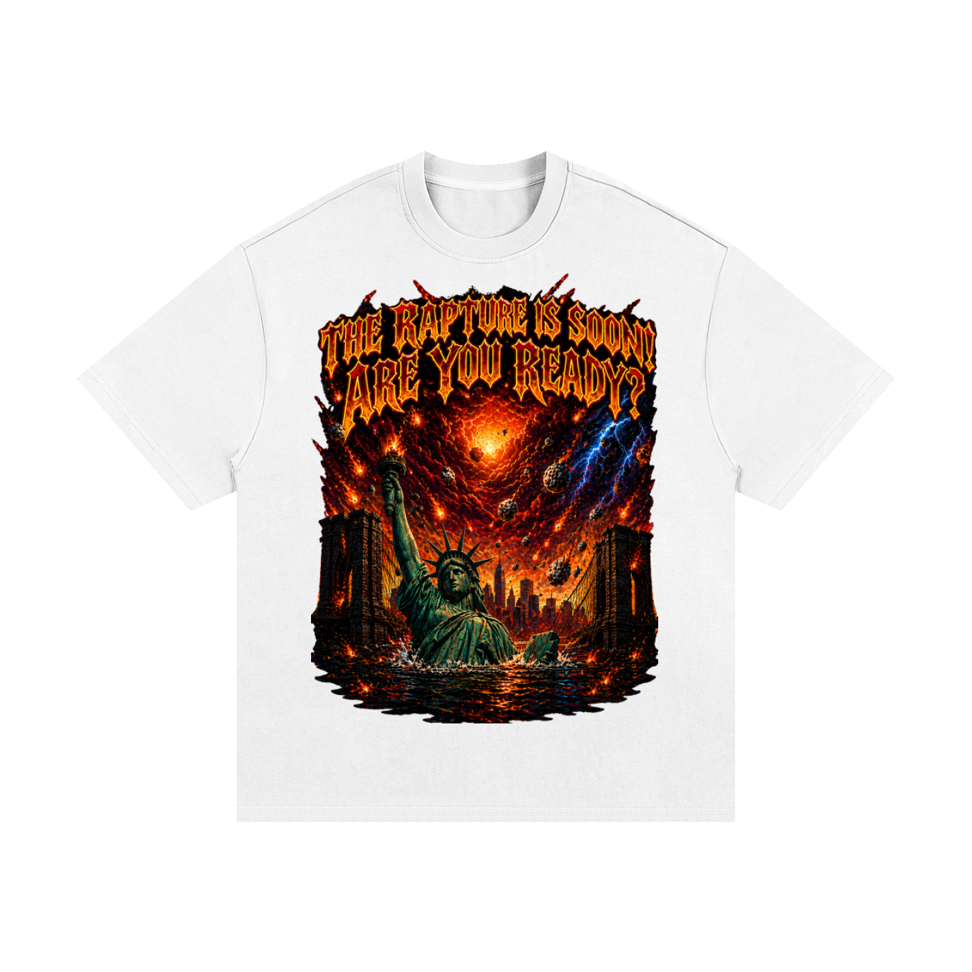 The Rapture is Soon, Are you ready? Essential Heavyweight Cotton T-Shirt