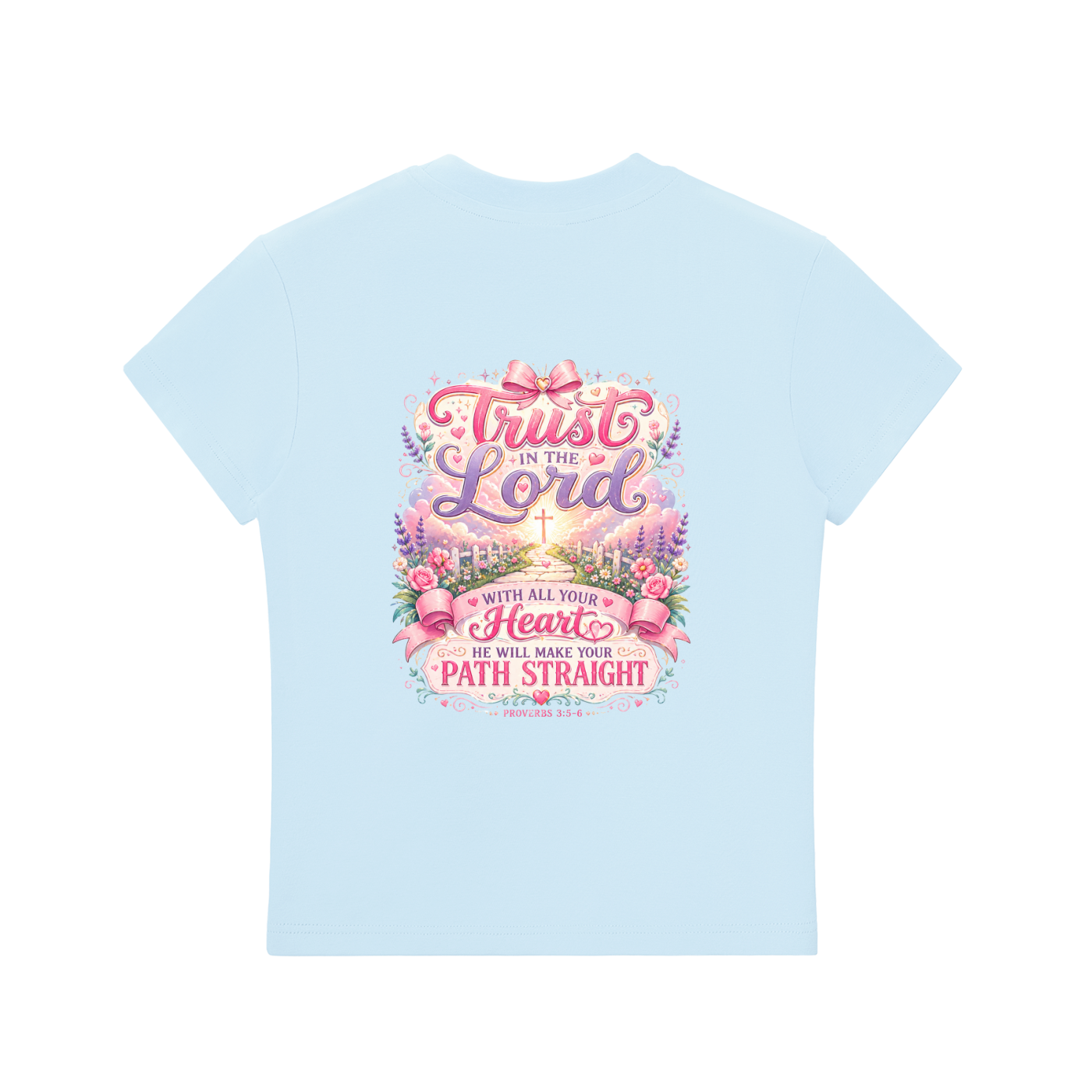 TITLWAYH Essential Bodycon Crewneck T-Shirt