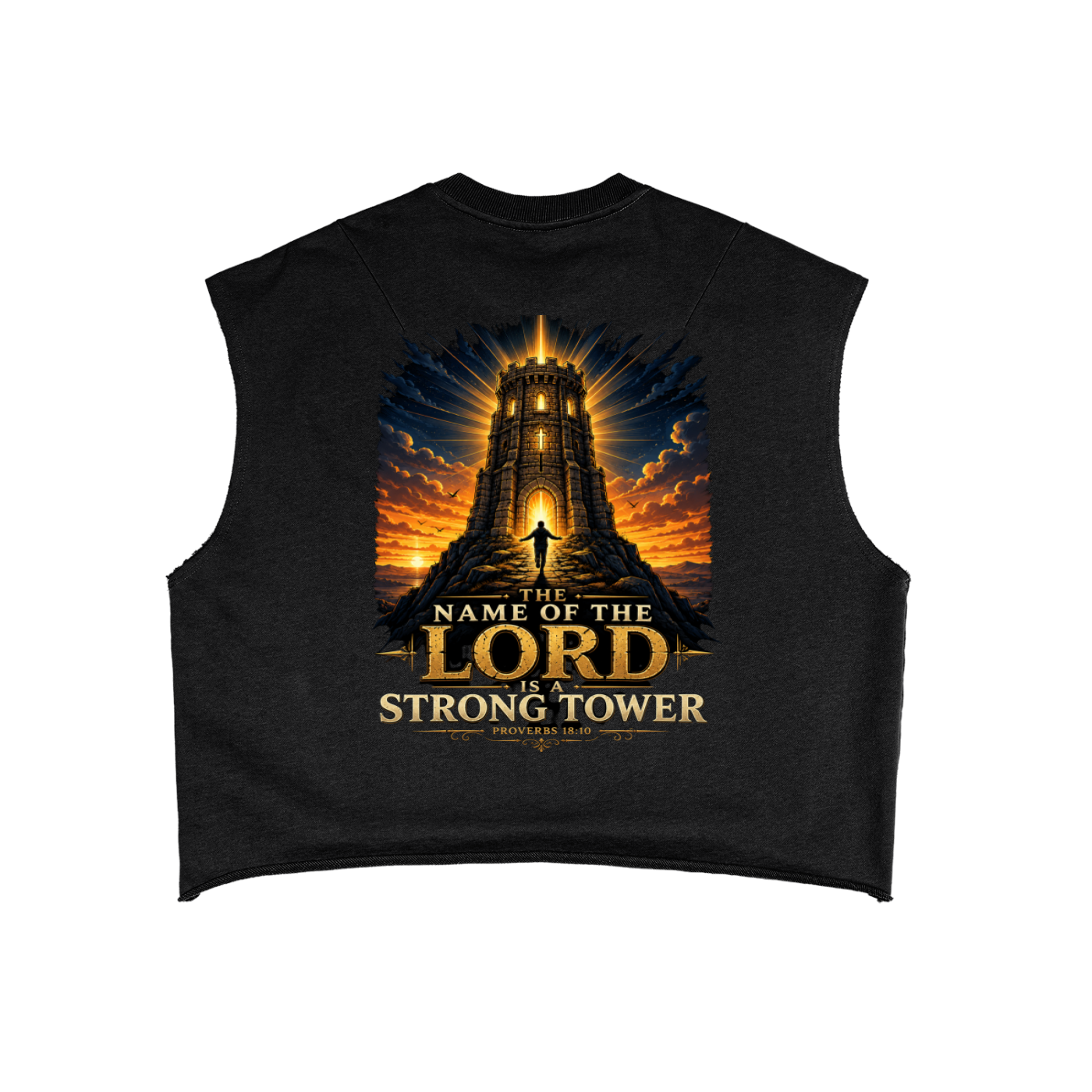 Yeshua Ha Mashiach French Terry Boxy Tank Top
