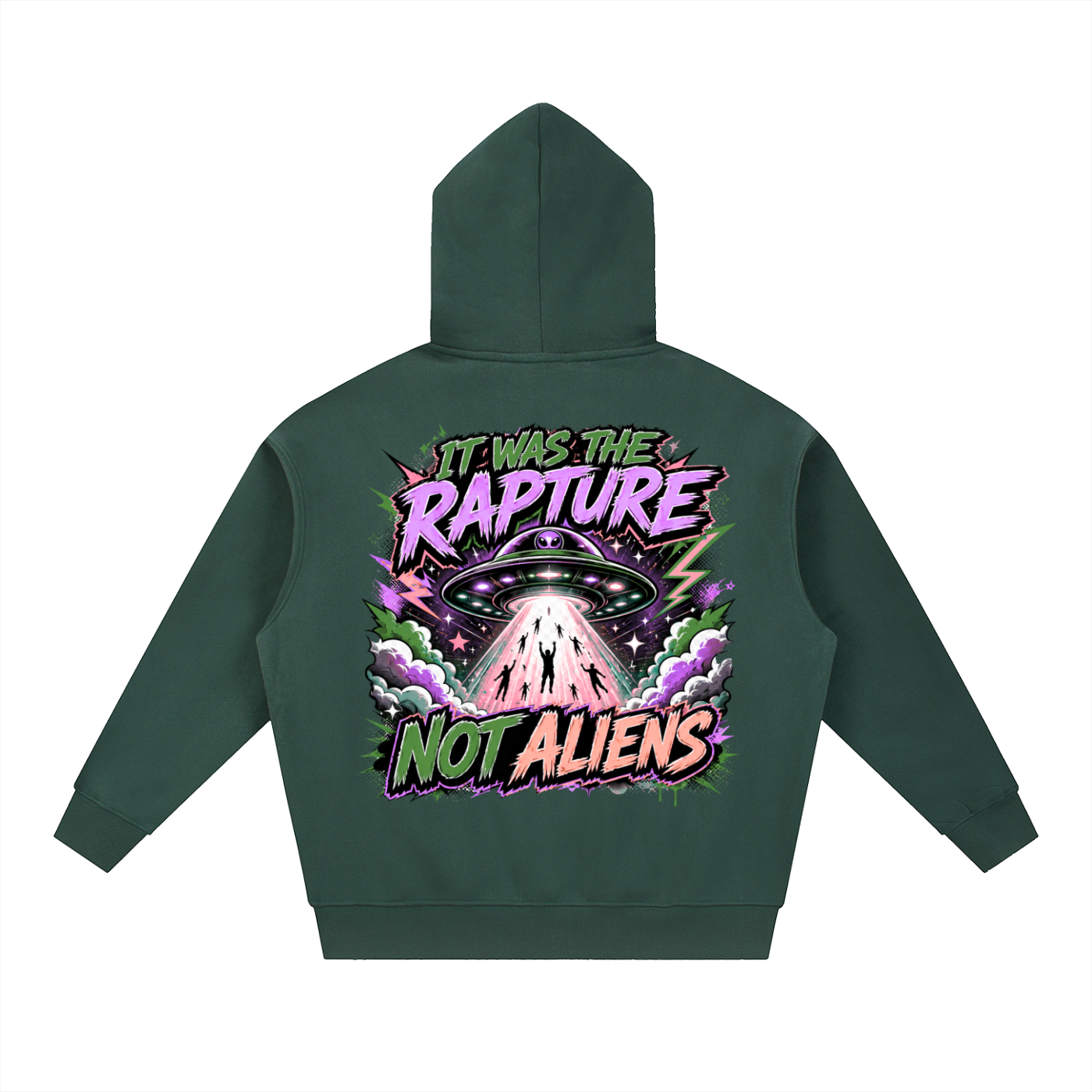Left Behind/Aliens Essential Oversized Fleece Boxy Hoodie