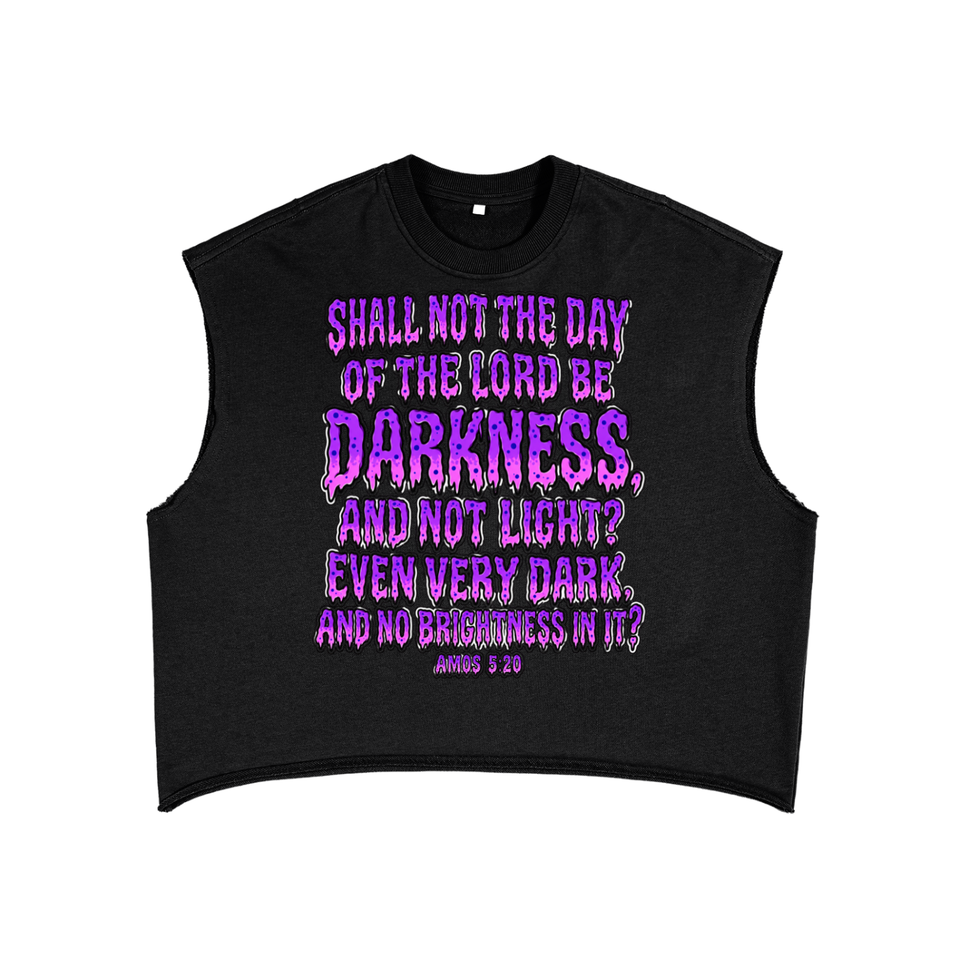 Amos 5:20 French Terry Boxy Tank Top