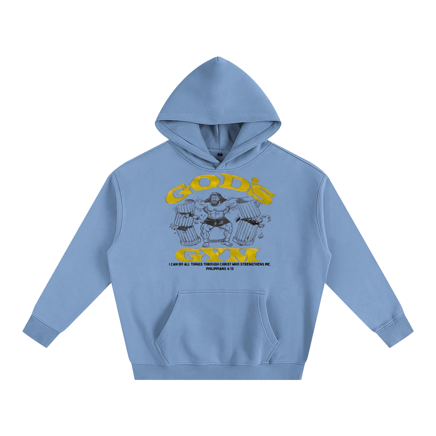God's Gym Oversize Fleeced Hoodie