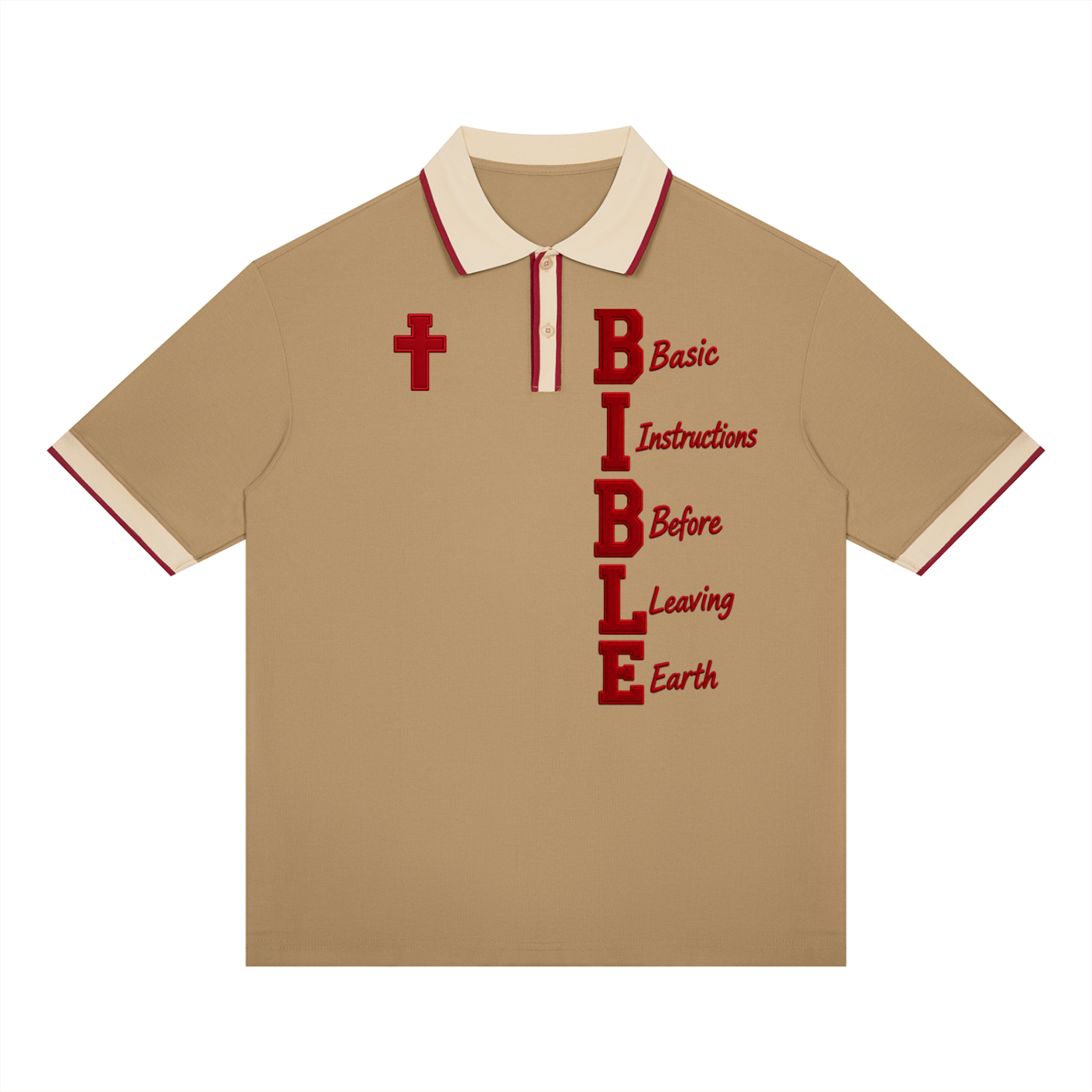 B.I.B.L.E. Unisex Color Block Polo Shirt